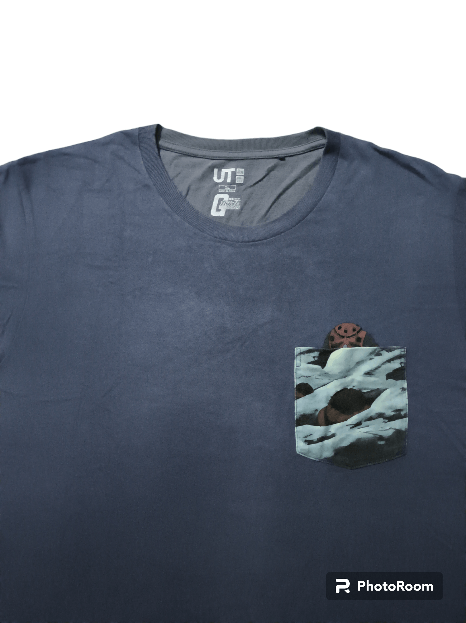 Anime × Cartoon Network × Japanese Brand RARE Uniqlo UT Gundam Pocket Tee T Shirt Size US XL / EU 56 / 4 - 1 Thumbnail