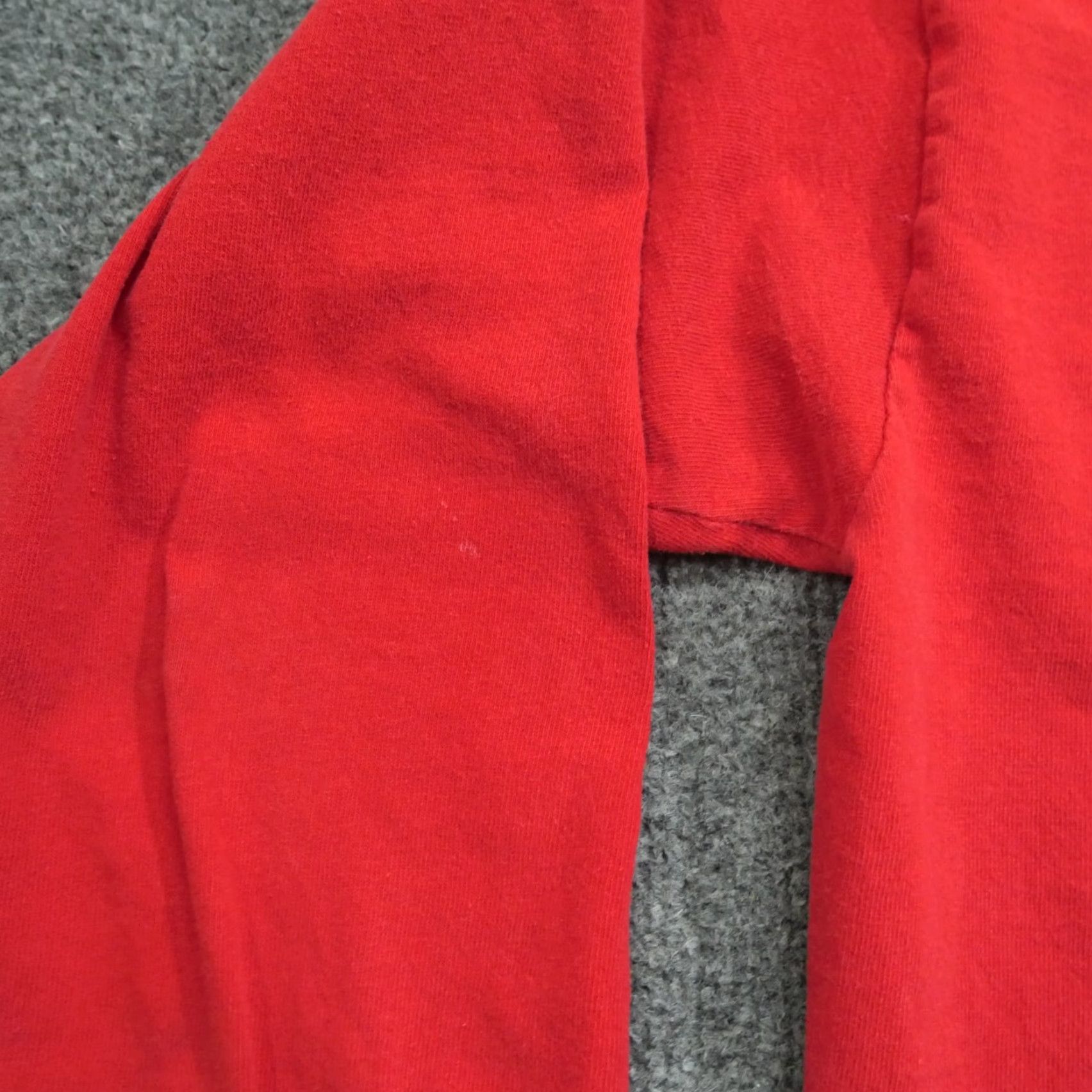 Vintage VINTAGE Bacardi Mens T-Shirt Shirt Regular Crew Neck Long Sleeve Red Cotton Logo 90s Art Size US M / EU 48-50 / 2 - 5 Thumbnail