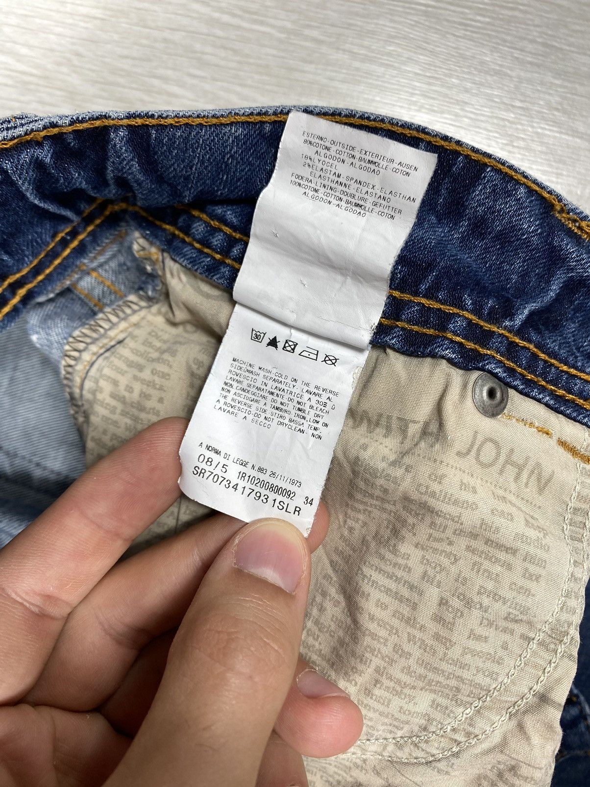 John Galliano Jeans Straight
