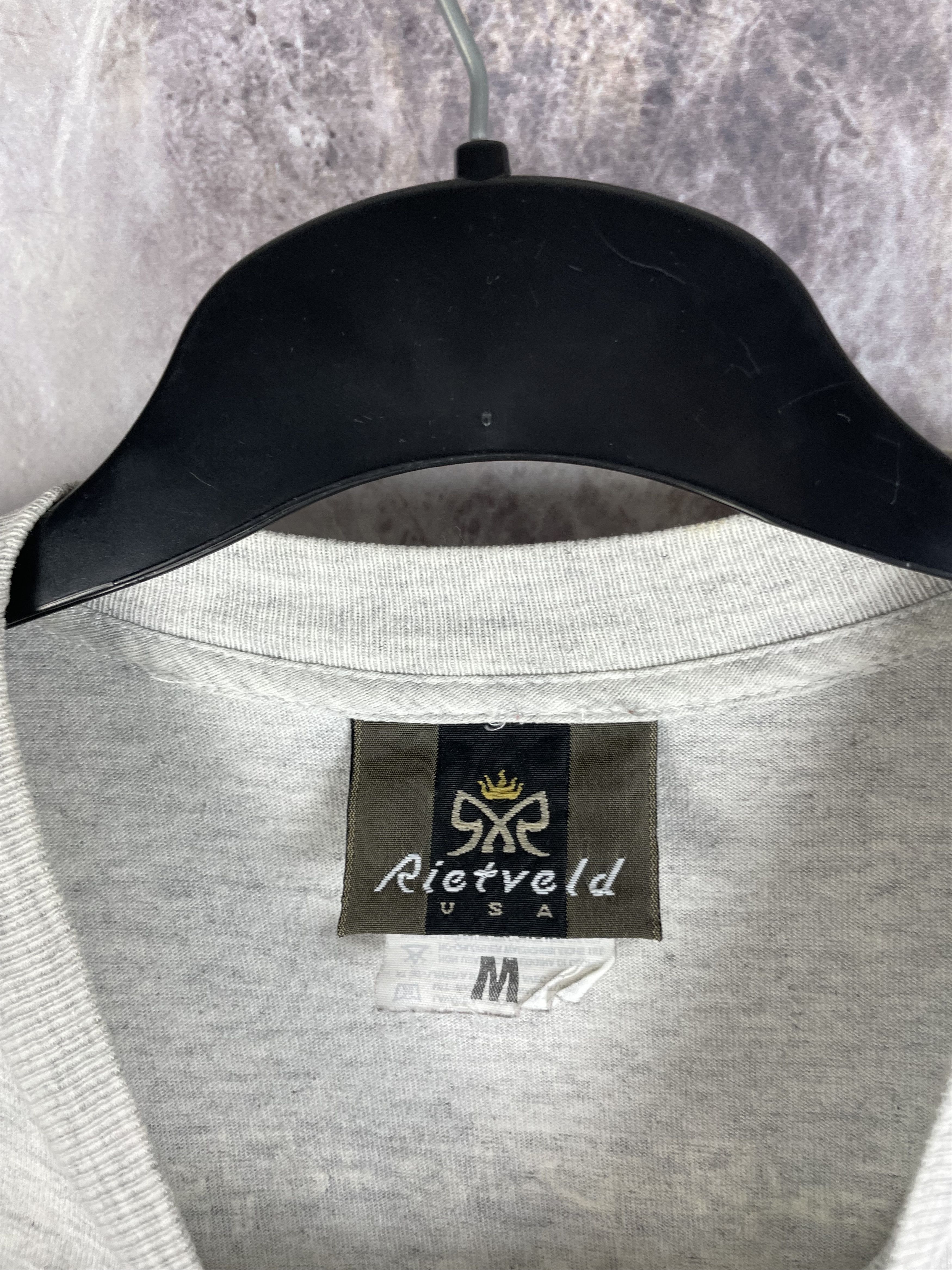 Vintage Vintage Faded 90s Rietveld USA Surfing Tshirt Size US M / EU 48-50 / 2 - 7 Thumbnail