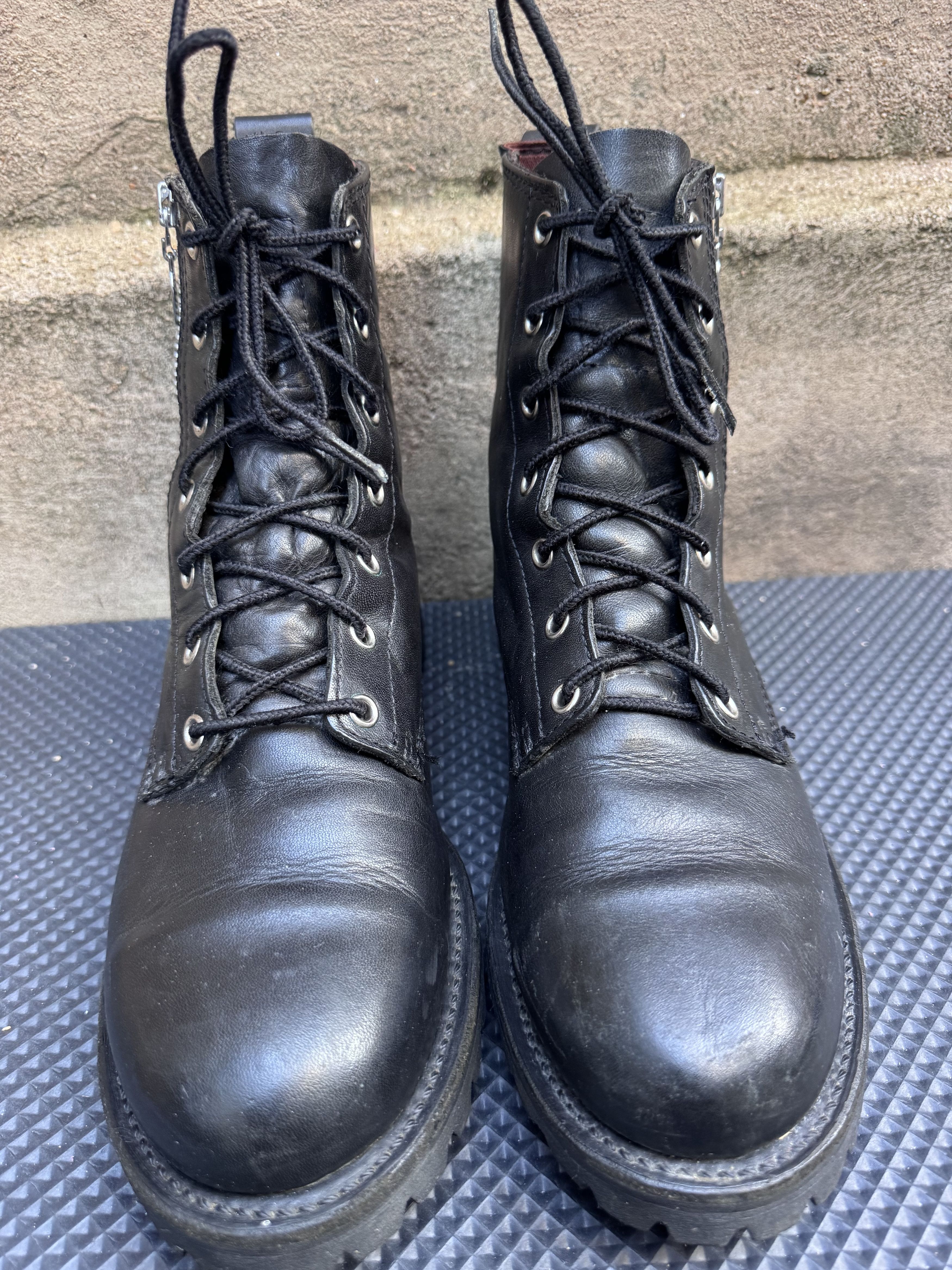 Red Wing Vintage Red Wing Boots Moto Combat Grunge Womens Size US 9.5 / IT 39.5 - 2 Thumbnail