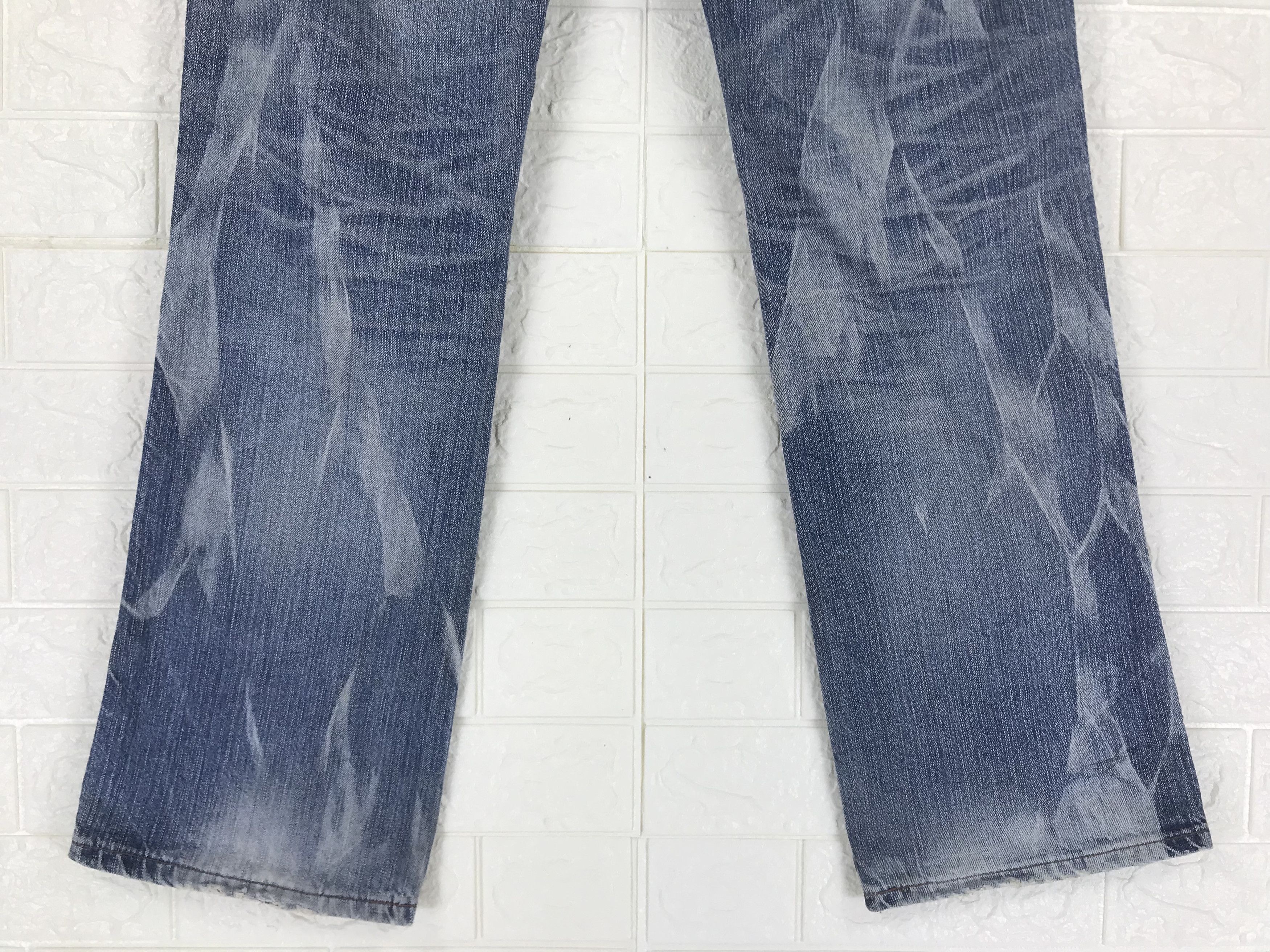 Edwin Vintage Edwin 503 Blue Bleach Flare Jeans Size US 32 / EU 48 - 8 Thumbnail