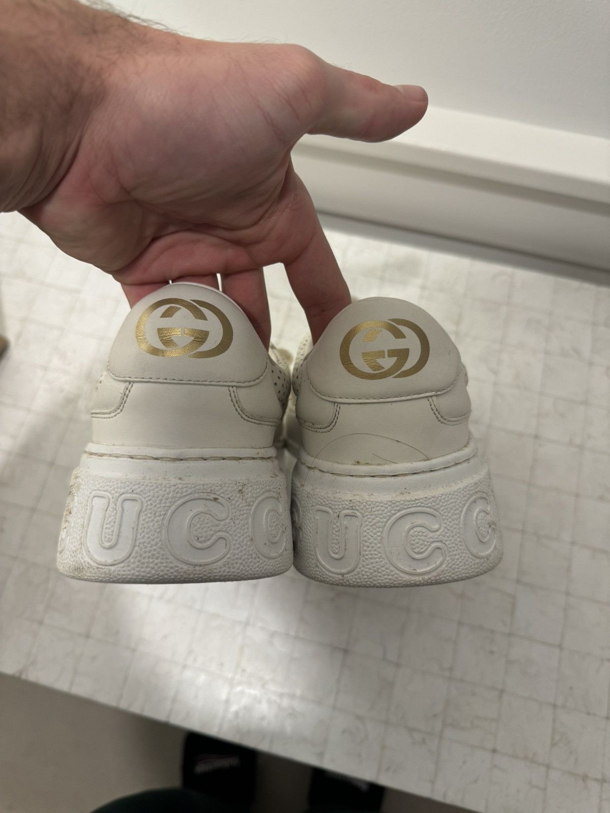 Gucci Gucci GG embossed sneaker Size US 11 / EU 44 - 3 Thumbnail