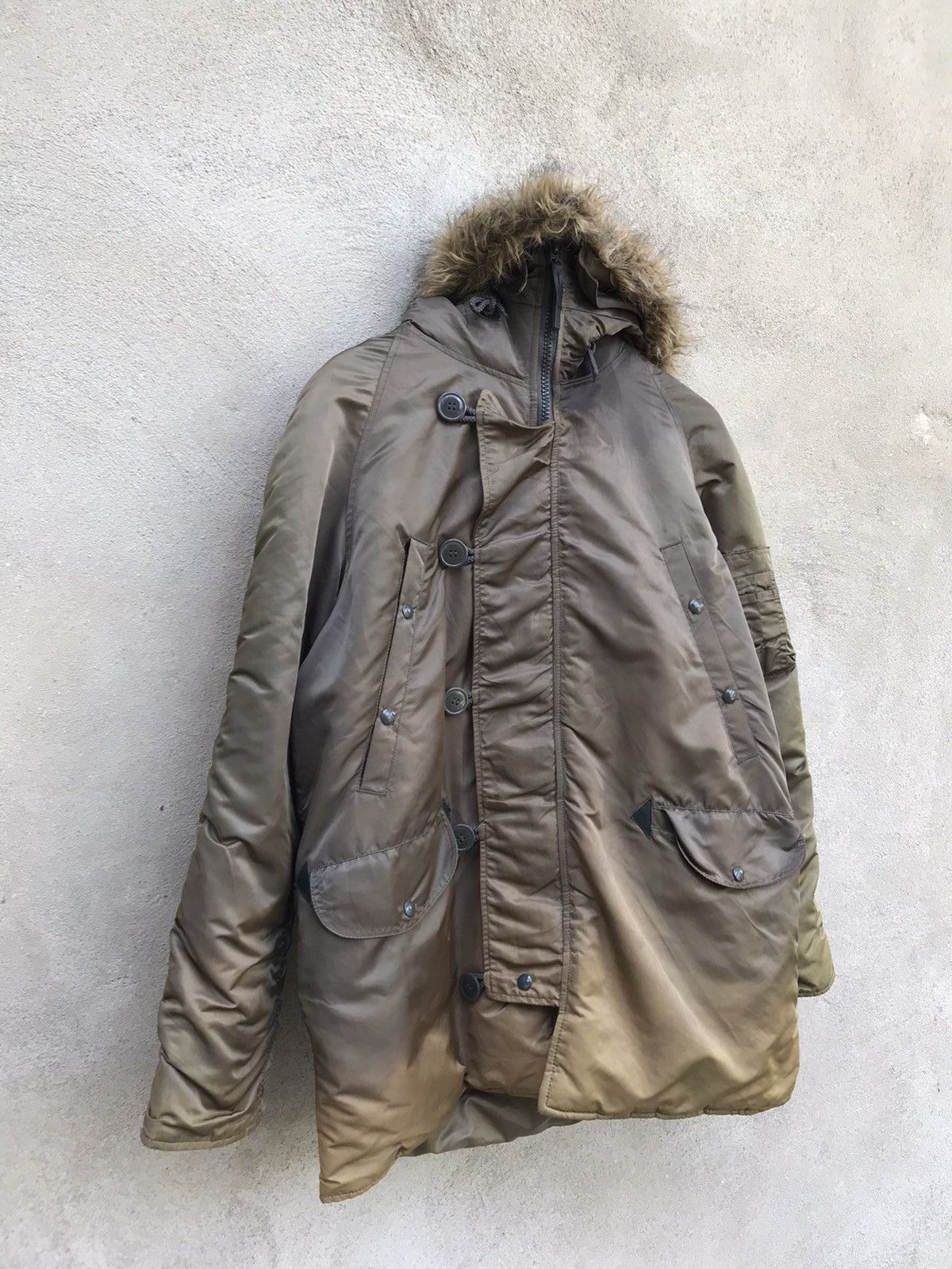Alpha Industries × Schott VINTAGE ALPHA INDUSTRIES WINTER SESSION SYN FADED JACKET Size US L / EU 52-54 / 3 - 3 Thumbnail
