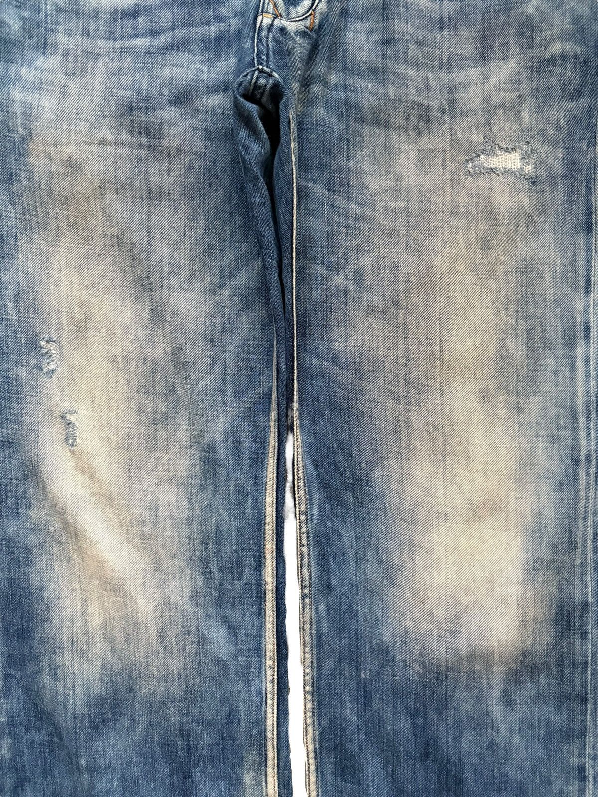 Diesel Vintage Diesel Mud Wash Distressed Loose Baggy Jeans Size US 37 - 5 Thumbnail