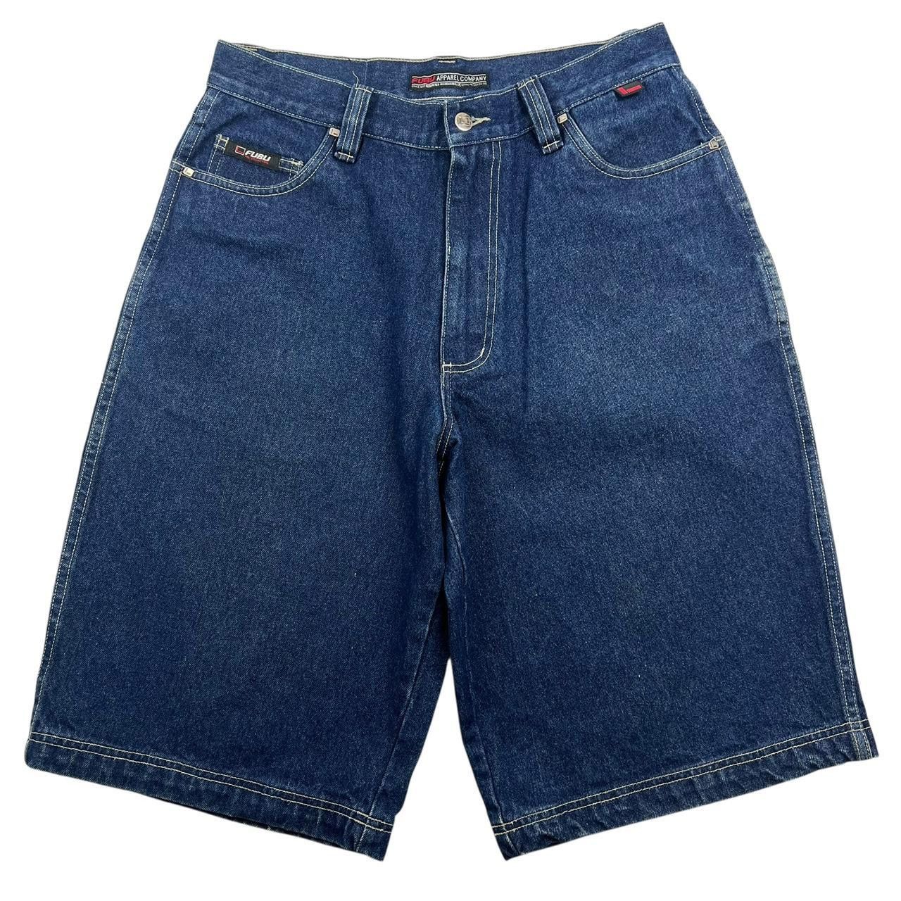 Fubu Vintage Fubu Denim Shorts / Jorts - Waist: 33” Size US 33 - 2 Thumbnail