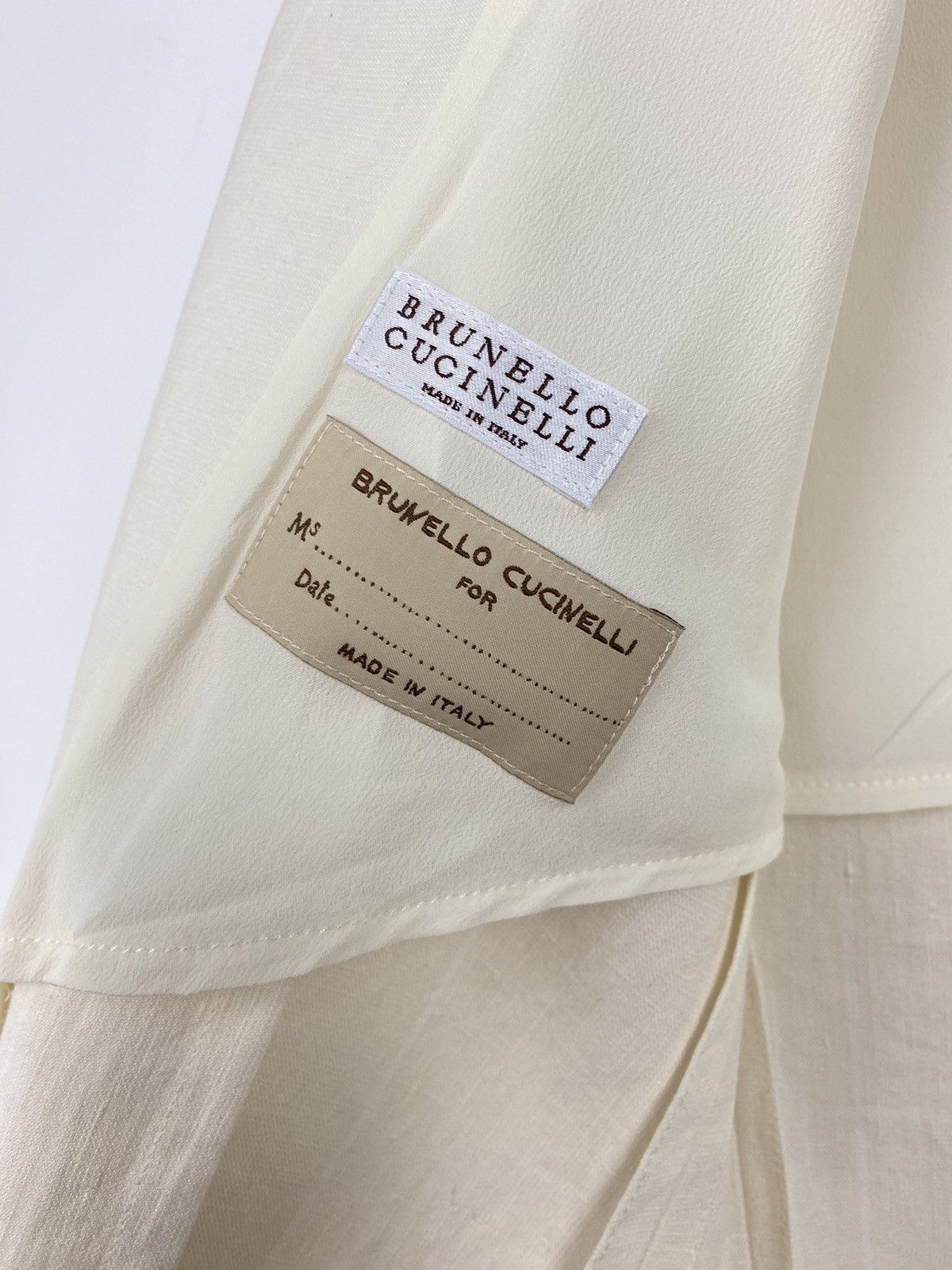 Brunello Cucinelli Brunello Cucinelli Cotton/Linen None Button Blazer Jacket Size M / US 6-8 / IT 42-44 - 15 Thumbnail