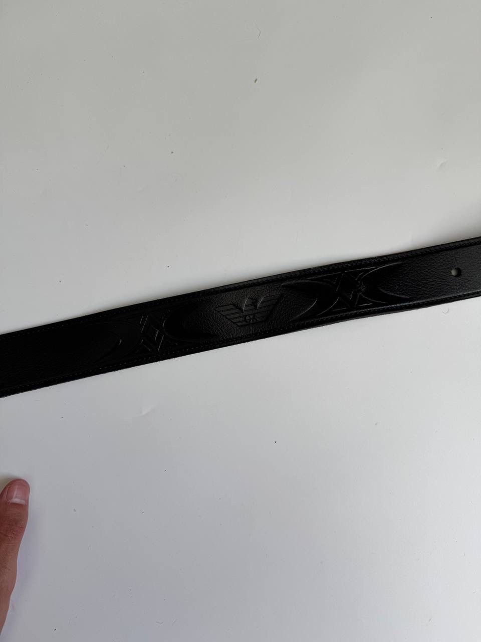 Armani Vintage Belts Armani big logo GA OS 122 cm Size ONE SIZE - 5 Thumbnail