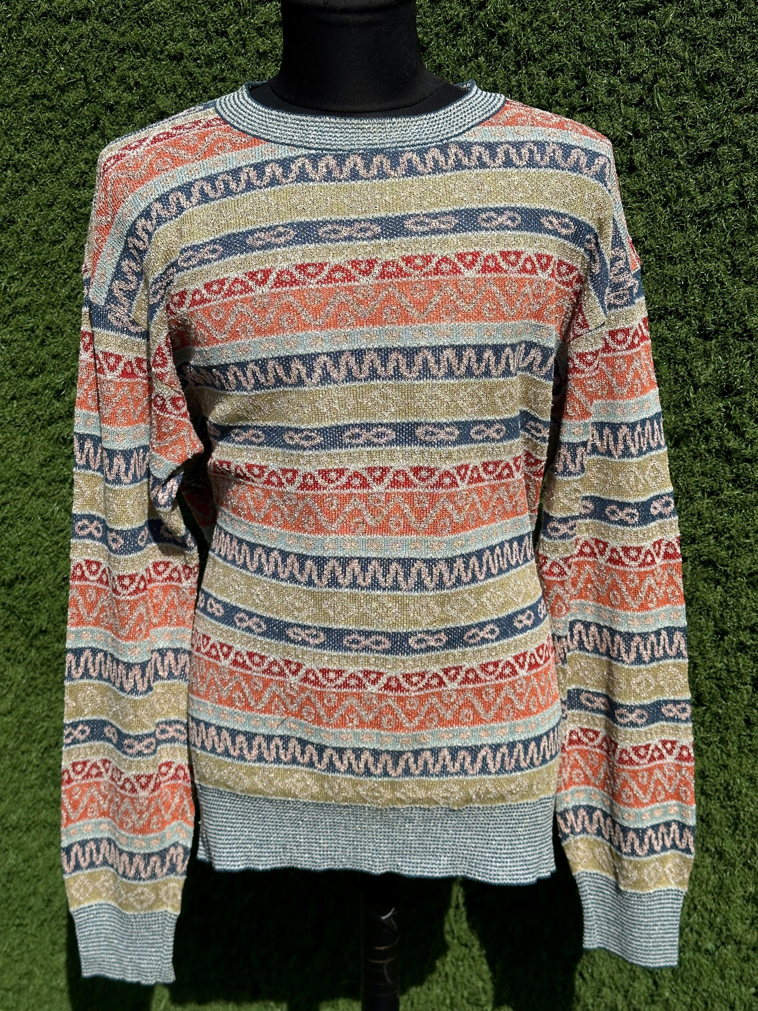 Missoni × Vintage Vintage 90s Missoni Sport Cardigan Sweater Knit