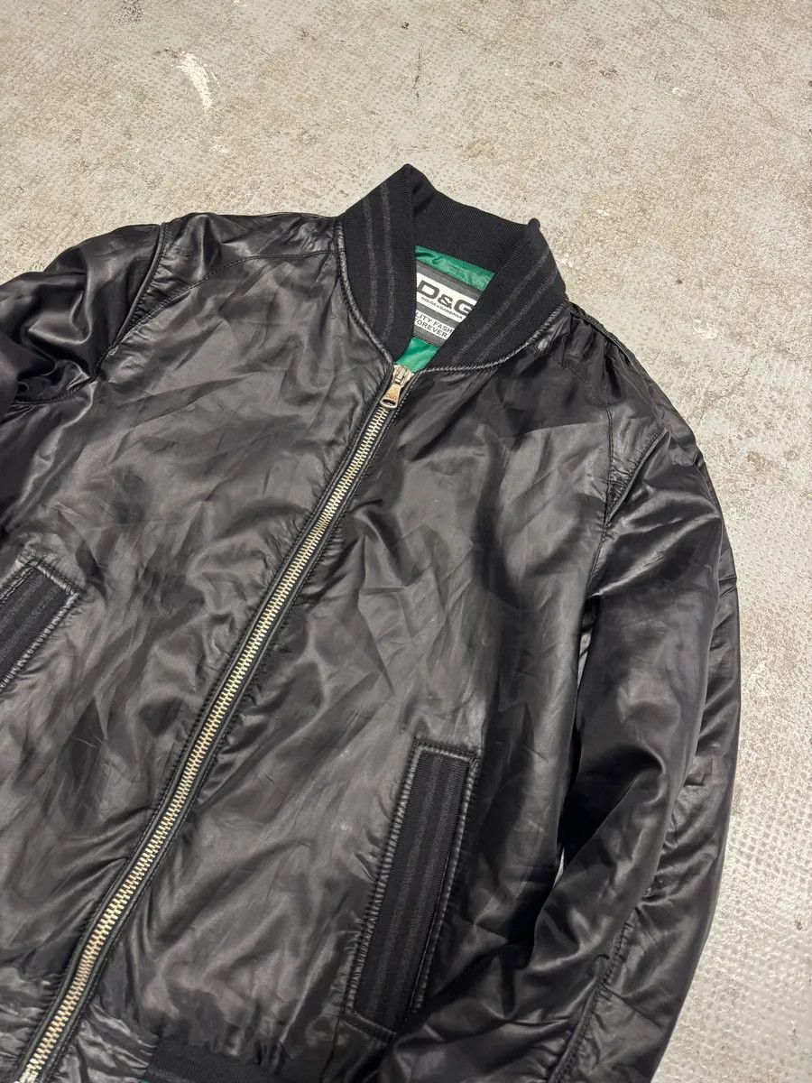 Dolce & Gabbana AW2007 Dolce & Gabbana Black Nylon Bomber Jacket Size US M / EU 48-50 / 2 - 2 Thumbnail