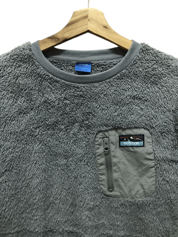 Japanese Brand Outdoor Products Fleece Sweatshirts Size US L / EU 52-54 / 3 - 3 Thumbnail