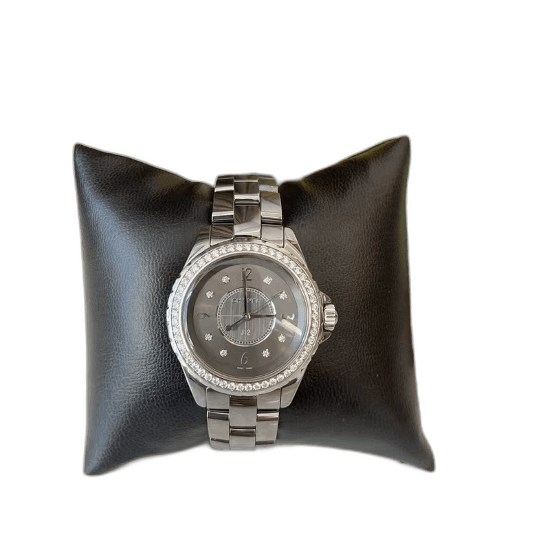 Chanel CHANEL J12 Titanium Diamond Quartz Watch Size ONE SIZE - 1 Thumbnail