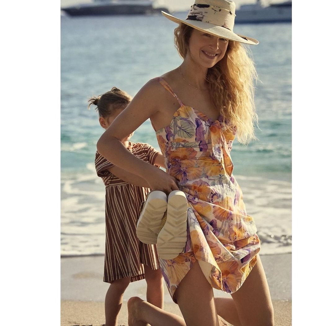 Anthropologie New Anthropologie Cecilia Pettersson Tie-Front Midi Dress Size M / US 6-8 / IT 42-44 - 1 Thumbnail