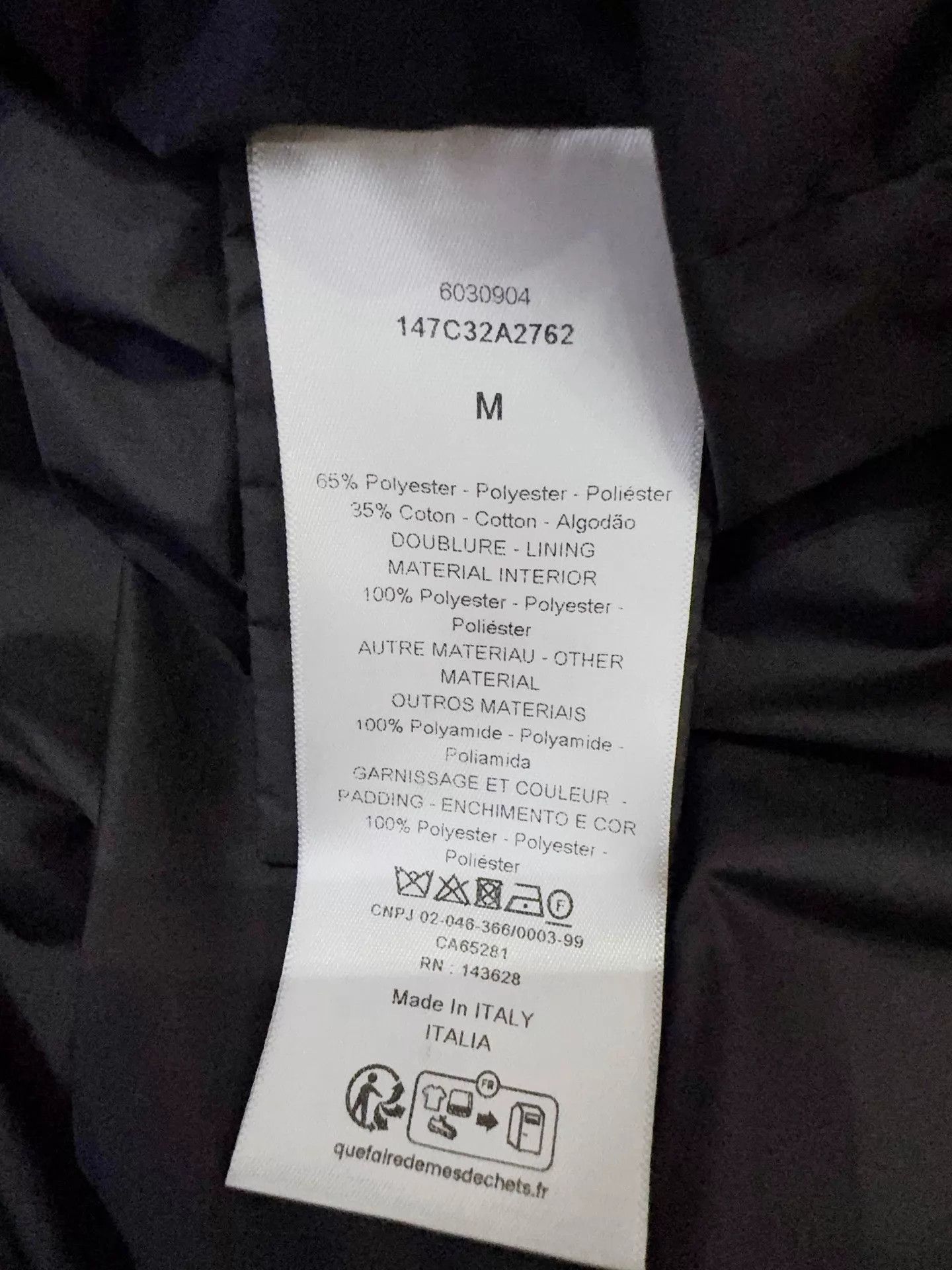 Dior Dior Women's Black Full Logo Down Vest M NWT Size M / US 6-8 / IT 42-44 - 5 Thumbnail