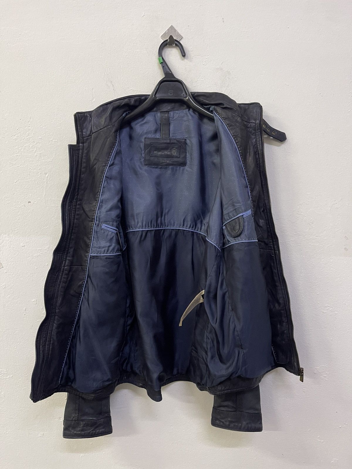 Massimo Dutti Leather Sheep Skin Bikers Jacket Size US M / EU 48-50 / 2 - 4 Thumbnail