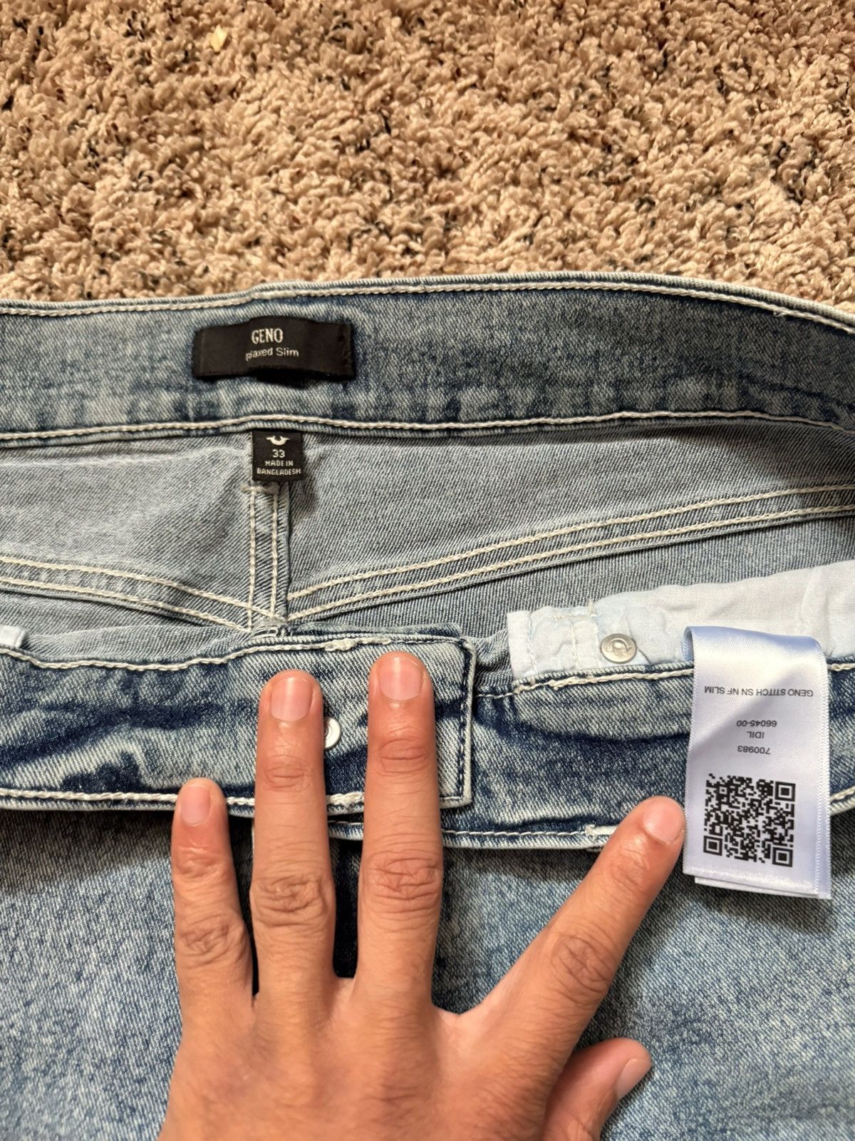 True Religion True Religion Geno Jeans 33” Size US 33 - 4 Thumbnail