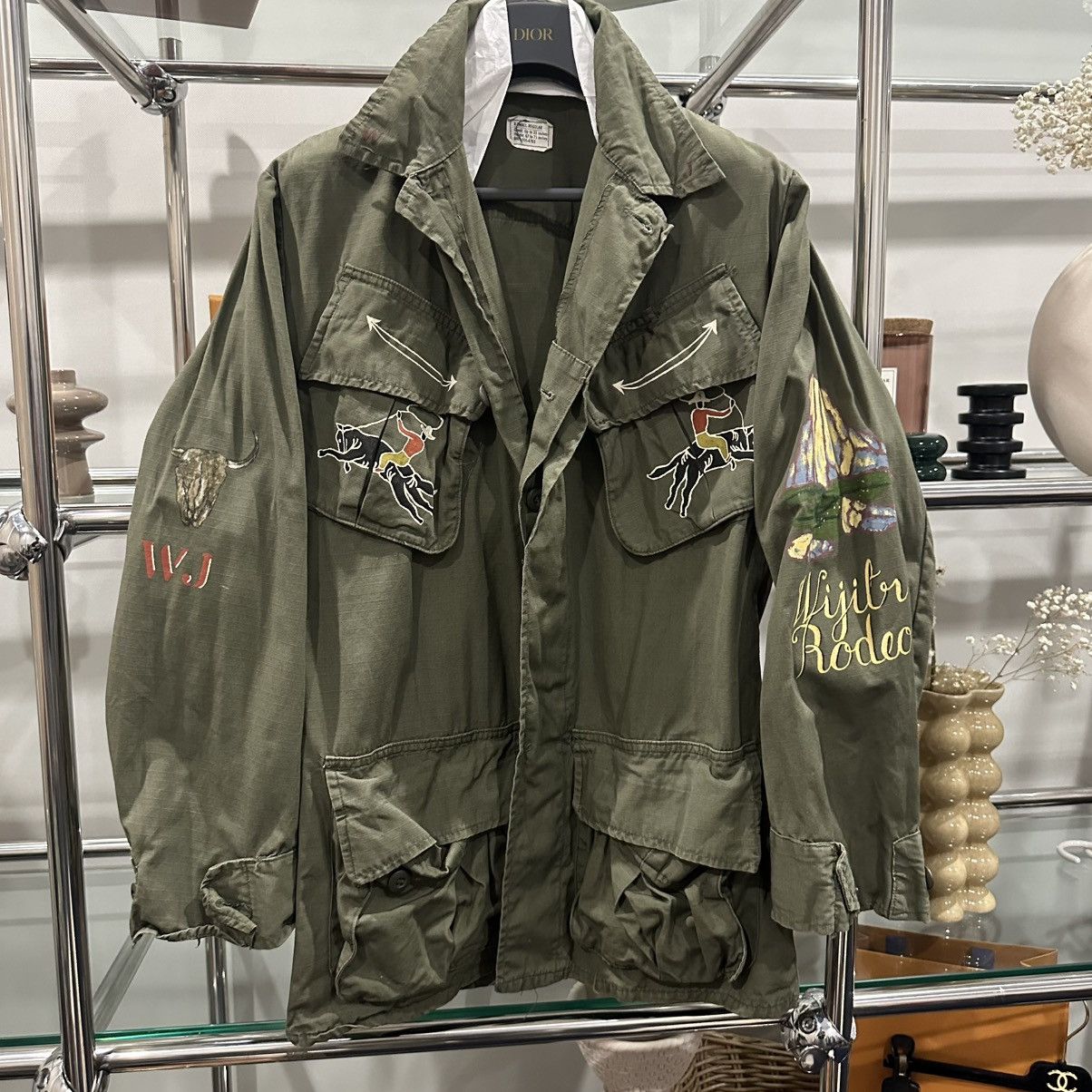 Vintage WIJITR X ORIGINAL 60s US MILITARY JUNGLE JACKET Size US M / EU 48-50 / 2 - 1 Thumbnail