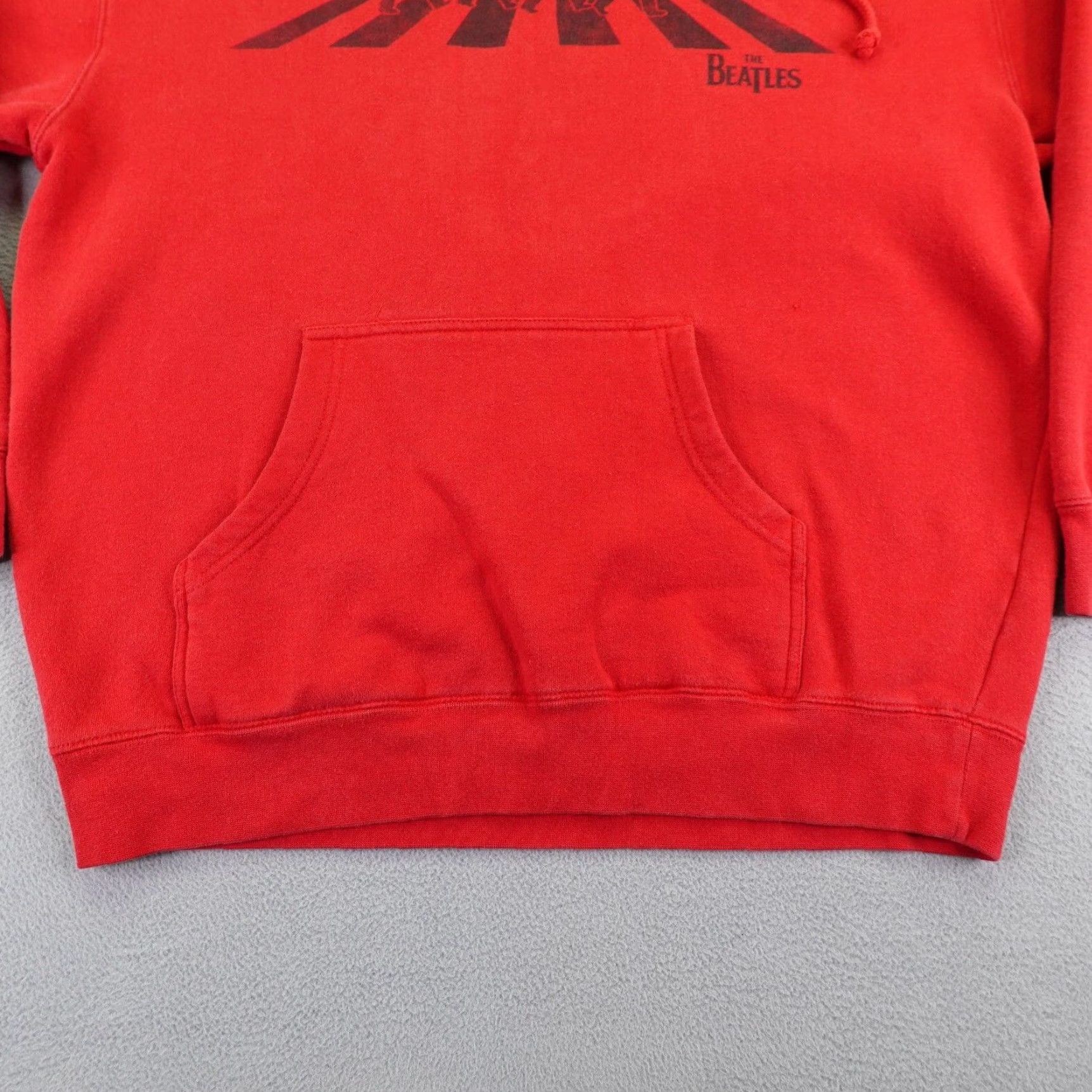 Vintage VINTAGE The Beatles Hoodie Mens Large Red 50th Anniversary Pullover Sweatshirt Abbey Road Size US L / EU 52-54 / 3 - 4 Thumbnail