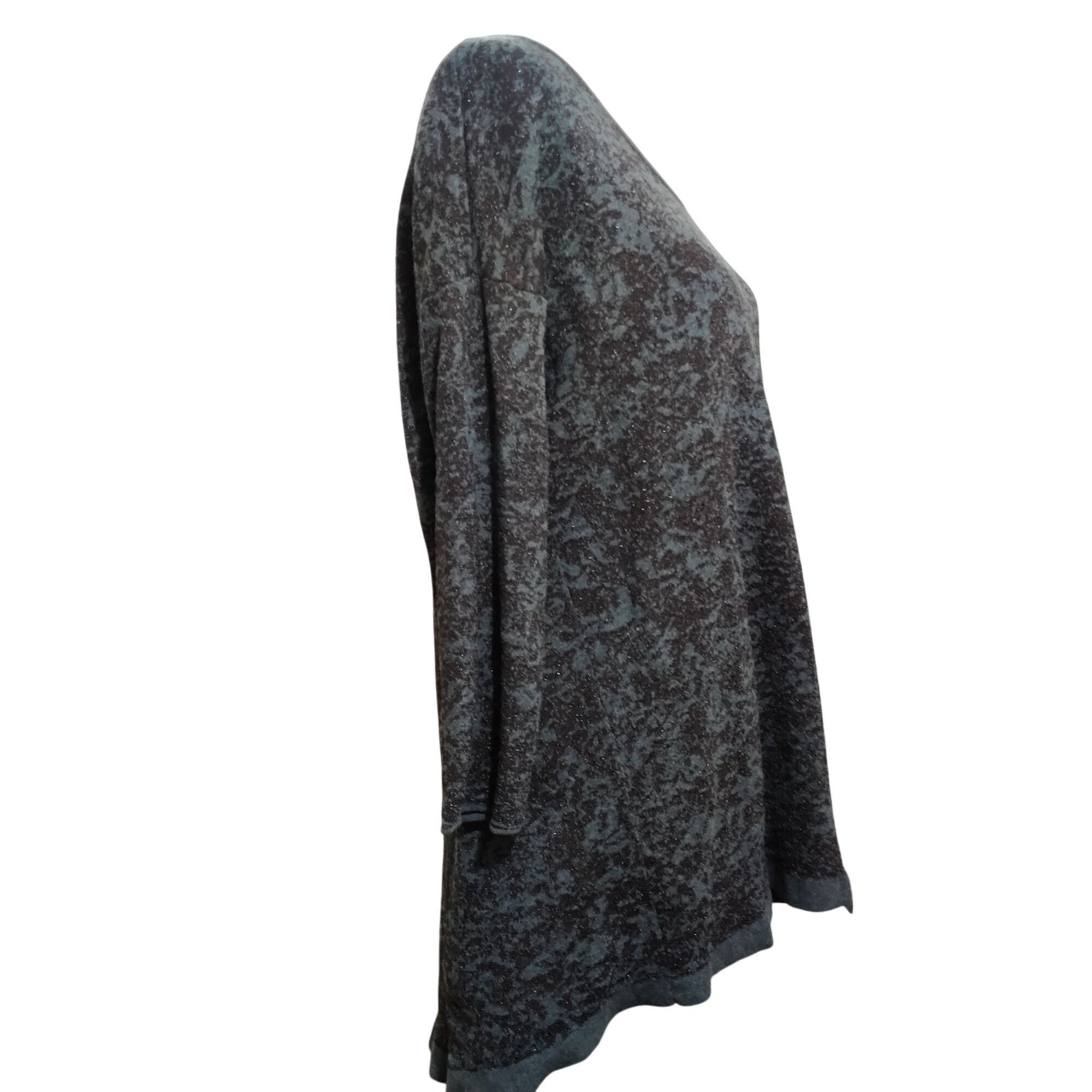 Other Simply Vera Vera Wang XL Gray Sparkle Tunic Top 3/4 Sleeve S Size XL / US 12-14 / IT 48-50 - 4 Thumbnail