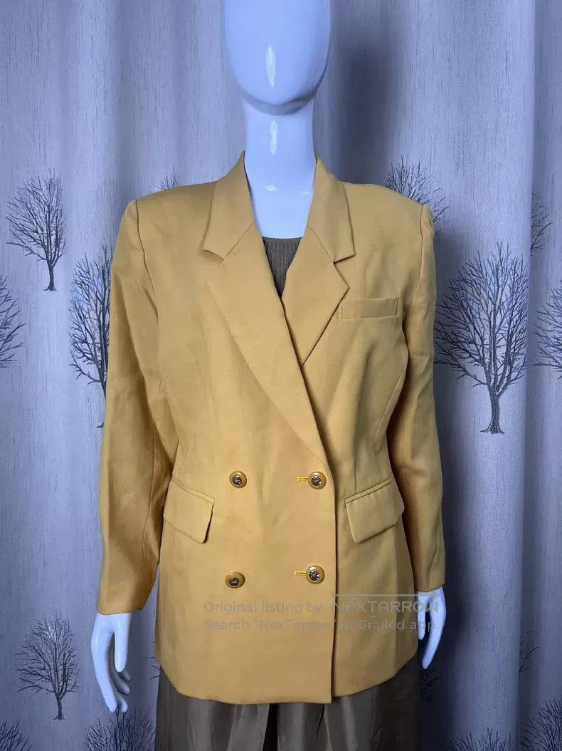 Vivienne Westwood Vivienne Westwood Mustard Yellow Suit Jacket with Classic Size L / US 10 / IT 46 - 1 Thumbnail