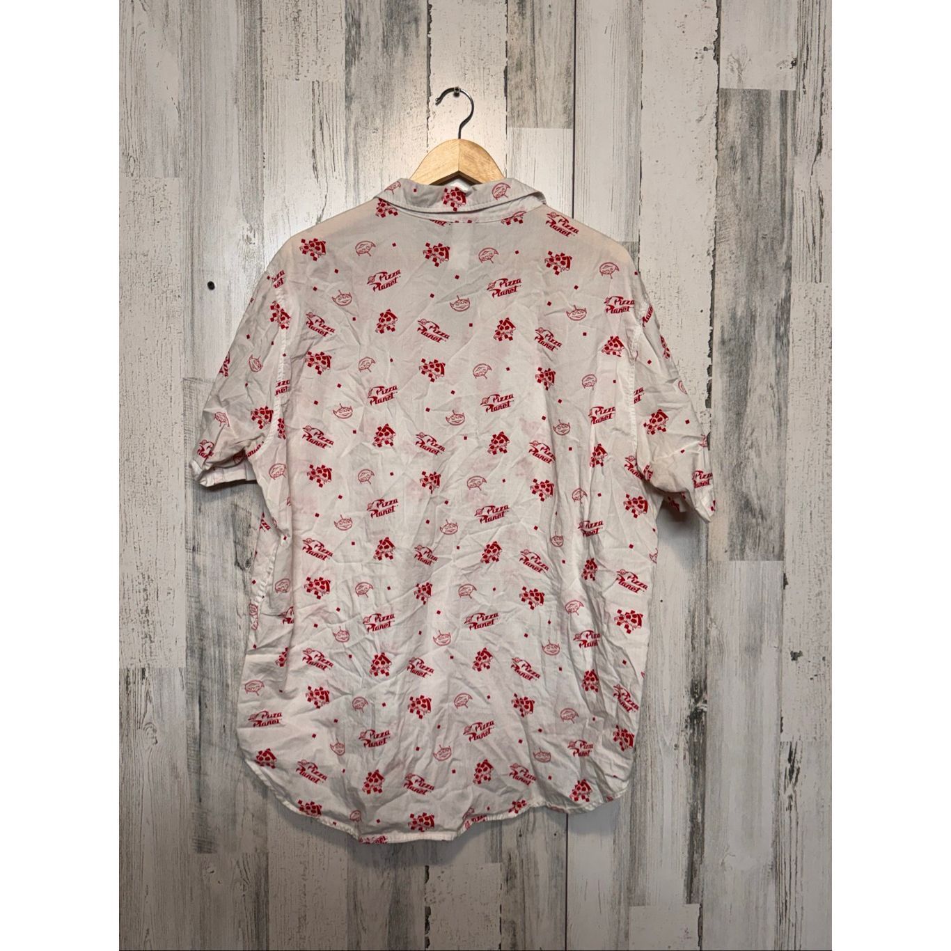 Other Disney Pixar Toy Story 4 Pizza Planet Button Up Shirt Men’s Size US XL / EU 56 / 4 - 7 Thumbnail