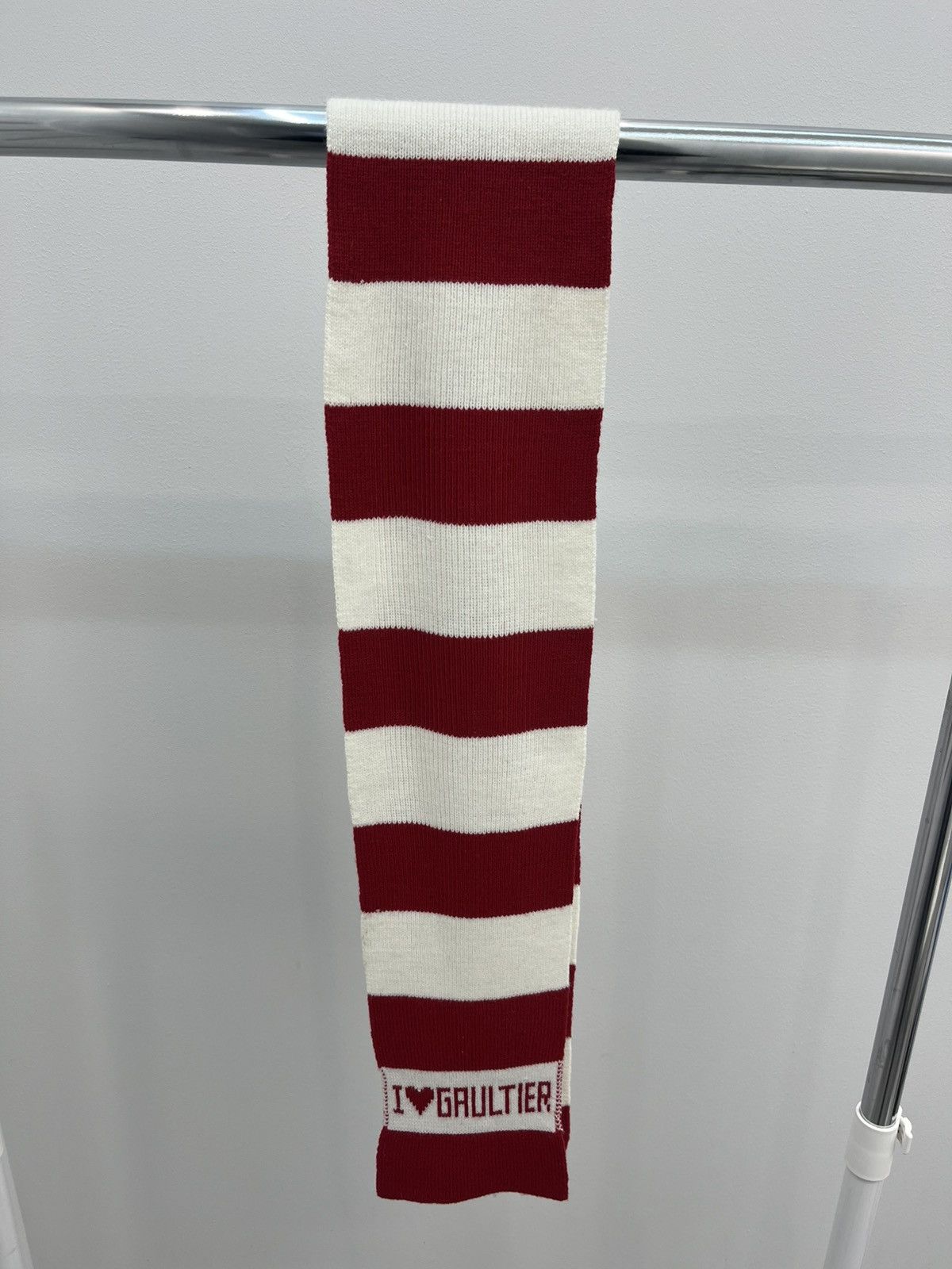 Jean Paul Gaultier Jean Paul Gaultier Stripped I Love Gaultier Scarf Size ONE SIZE - 2 Thumbnail