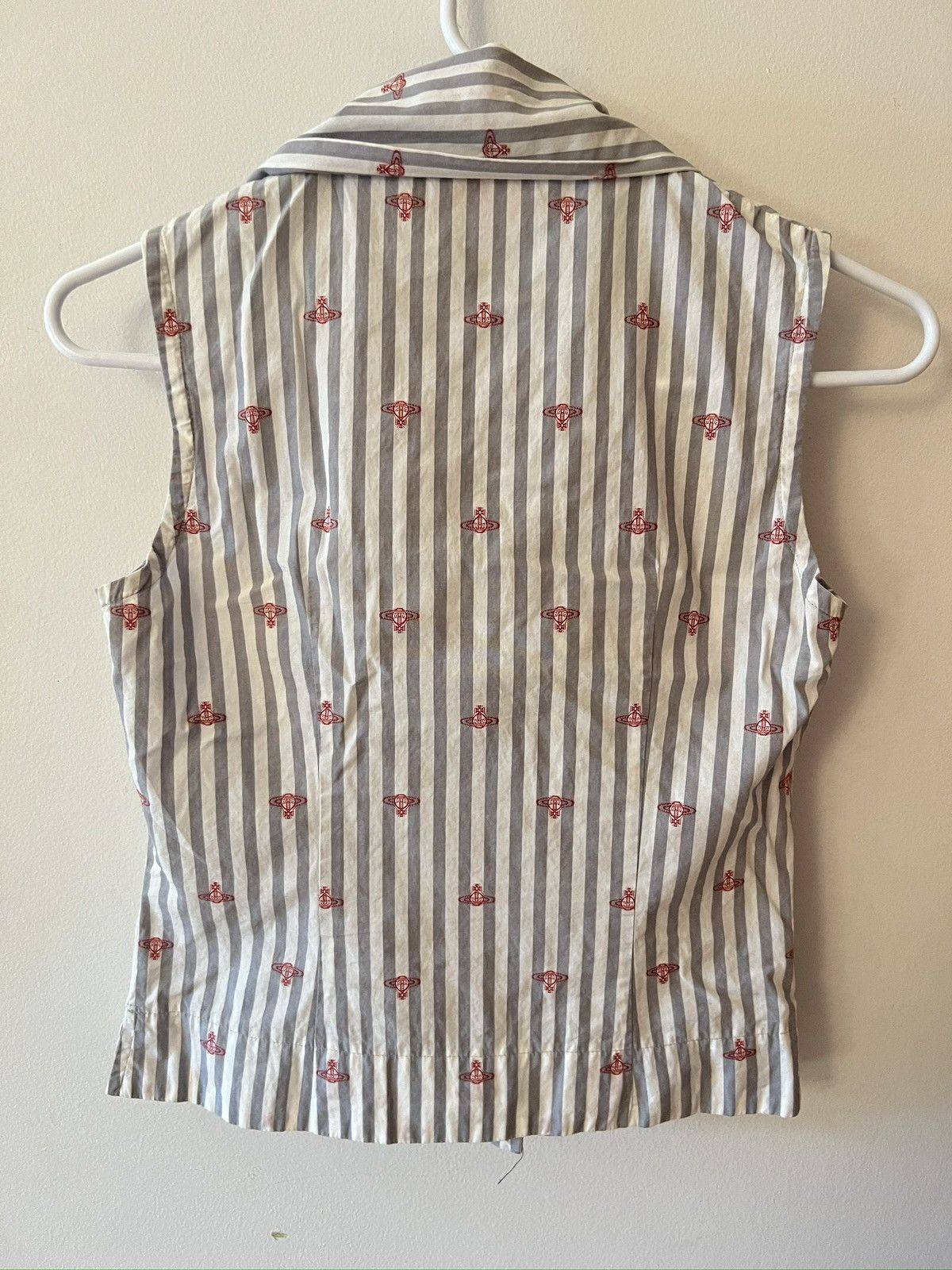 Vivienne Westwood Red Label Sleeveless Bow Shirt Size S / US 4 / IT 40 - 2 Thumbnail