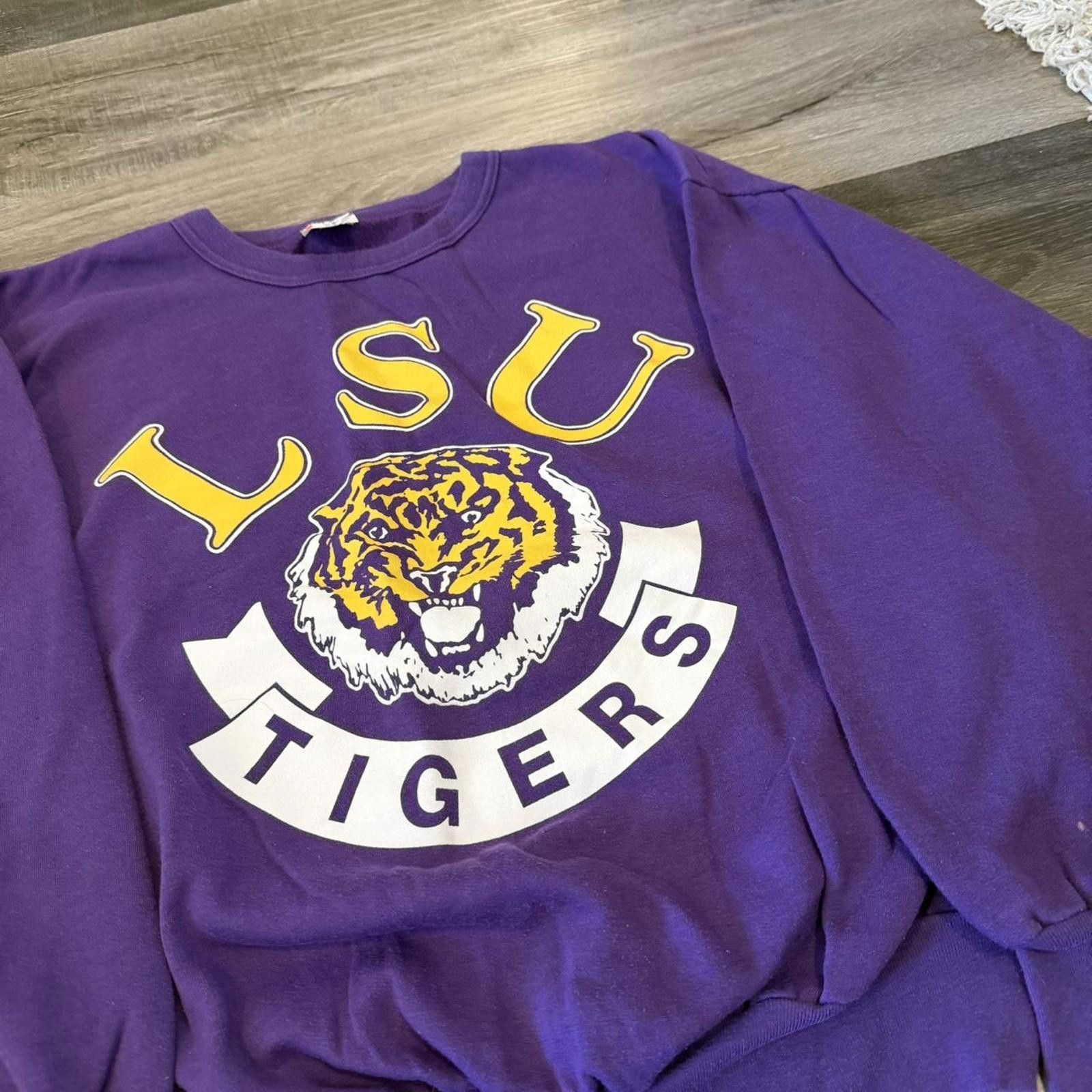 Other vintage LSU tigers crewneck sweatshirt 80s/90s M/L Size US L / EU 52-54 / 3 - 1 Thumbnail