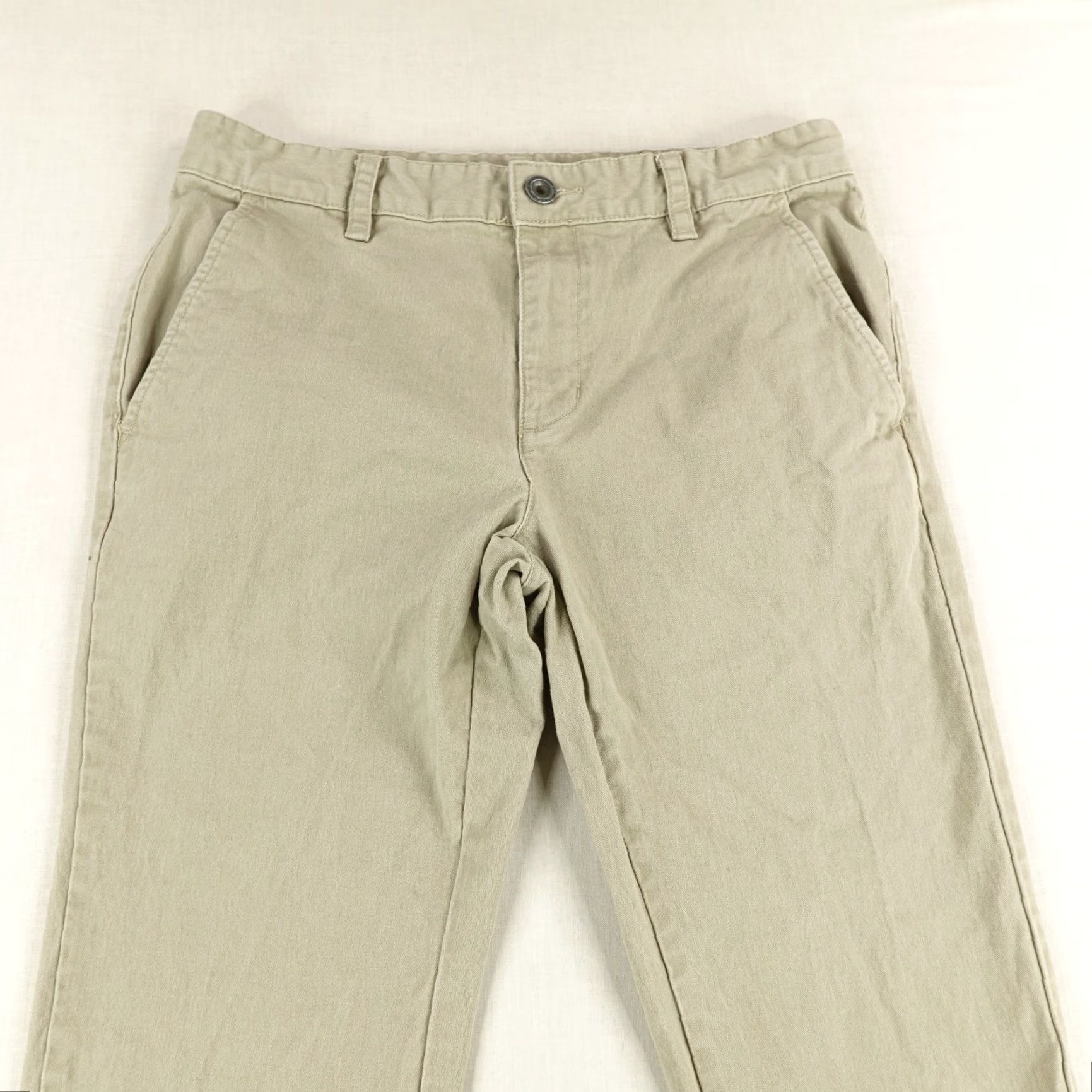 RVCA RVCA Pants Mens 31 Khaki Beige All Time Chino Straight Leg Skater Stretch Twill Casual Workwear Travel Lounge Mens 31 Khaki Beige Size US 31 - 2 Thumbnail