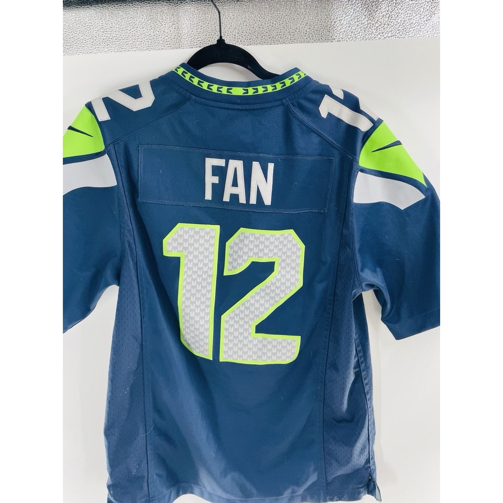 Nike Seattle Seahawks #12 Fan NIKE 12th Man On Field Blue Jersey Size US S / EU 44-46 / 1 - 9 Thumbnail