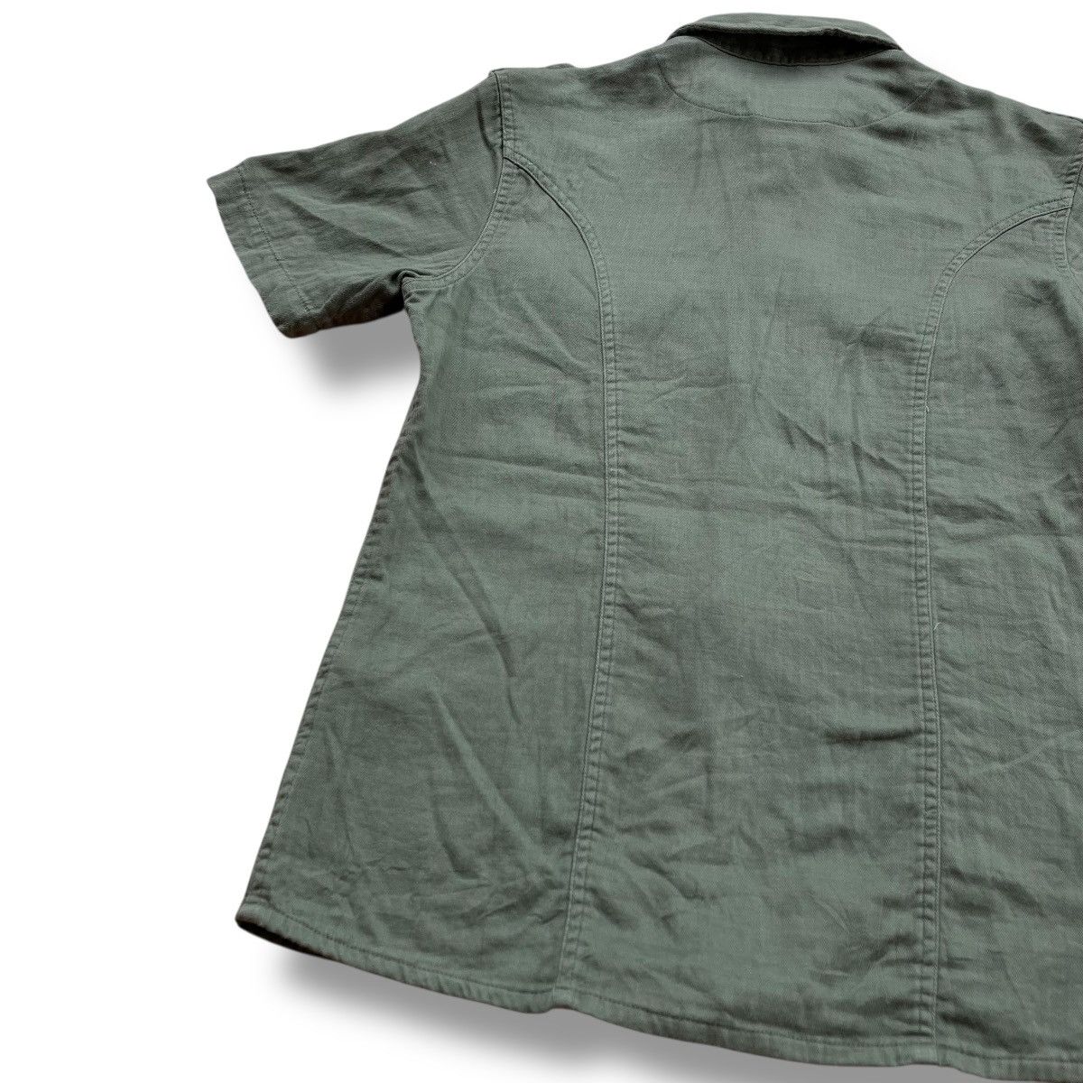 Beams Japan 🇯🇵 BEAMS MILITARY BUTTON UP SHIRT Size US M / EU 48-50 / 2 - 7 Thumbnail