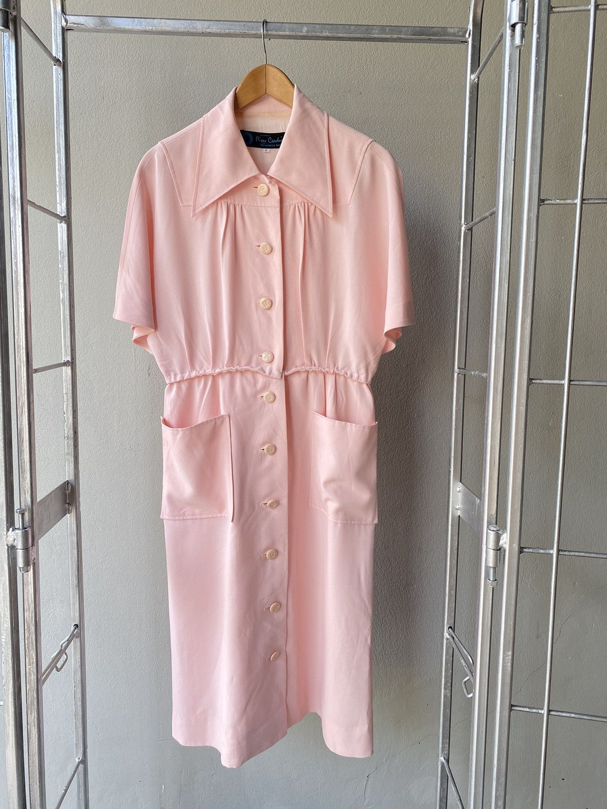 image of Pierre Cardin Vintage Old Rose Dress in Pink, Women's (Size XL)