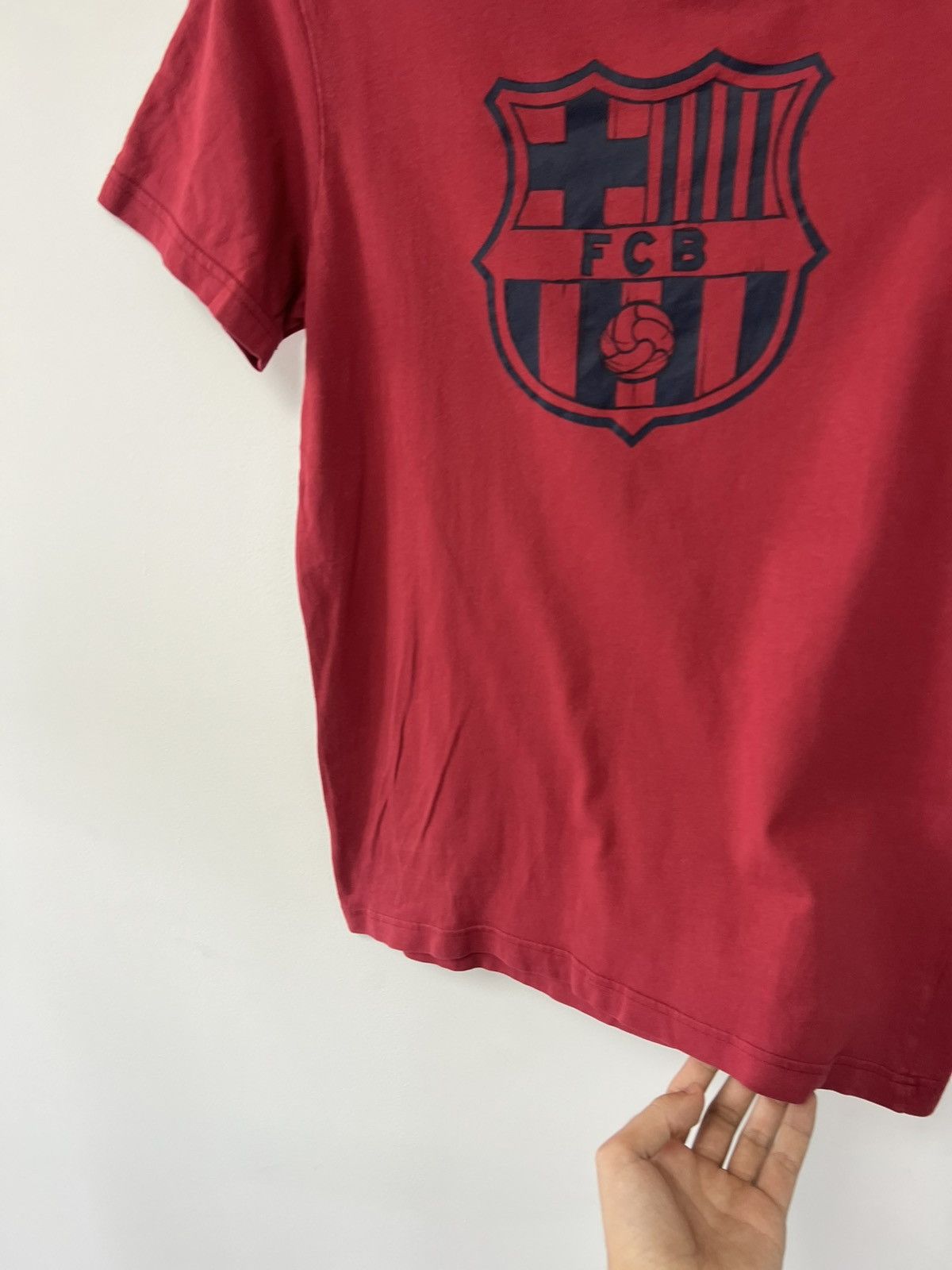 Nike Fc Barcelona Training Football Nike T shirt Cotton Red sz M Size US M / EU 48-50 / 2 - 11 Thumbnail