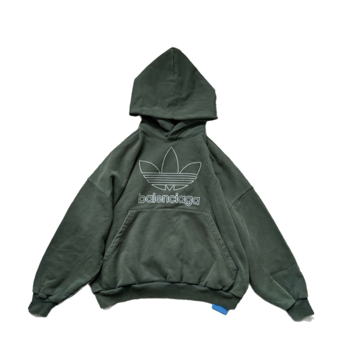 BALENCIAGA x ADIDAS HOODIE パーカー Green バレンシアガ pixelcut_40_ee582872-1a09-46ee