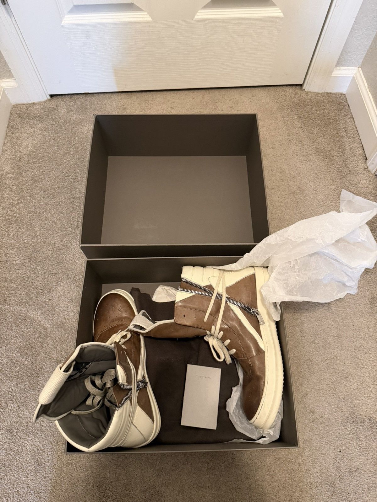 Rick Owens Rick Owens Geobaskets Size US 11 / EU 44 - 8 Thumbnail