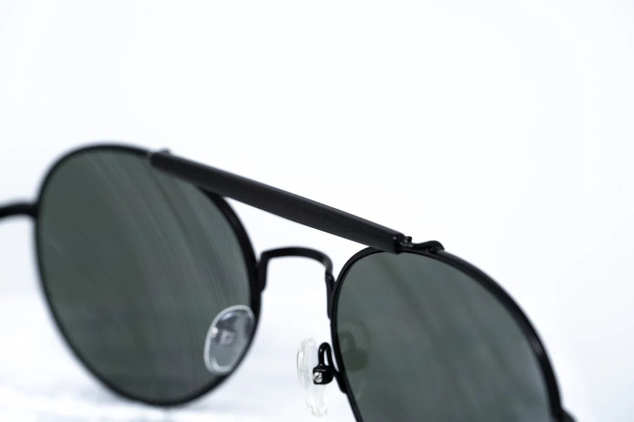 Yohji Yamamoto Yohji Yamamoto Sunglasses Round Black and Grey Size ONE SIZE - 10 Thumbnail