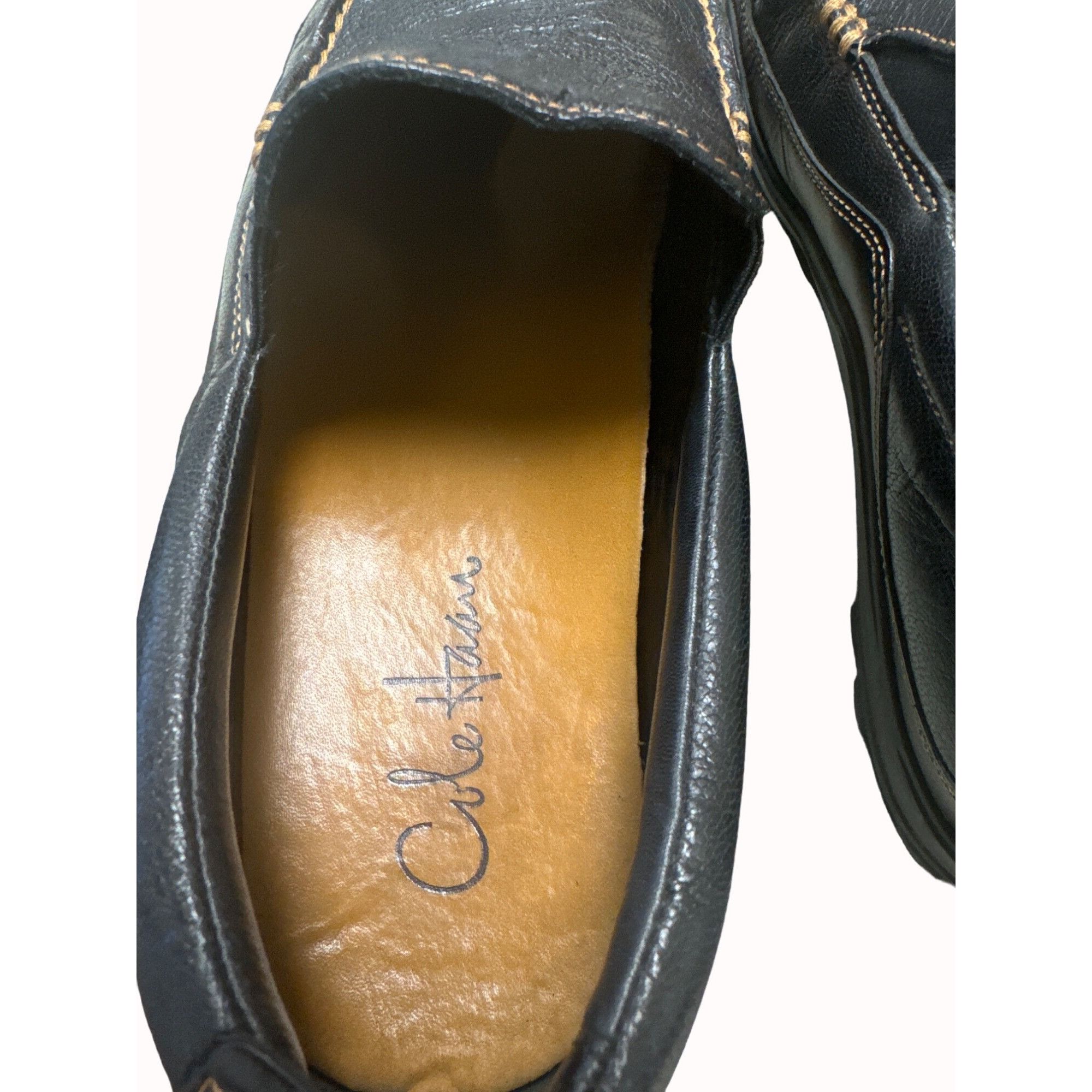 Cole Haan Cole Haan men’s dark brown leather slip on loafer shoes size Size US 10 / EU 43 - 9 Thumbnail