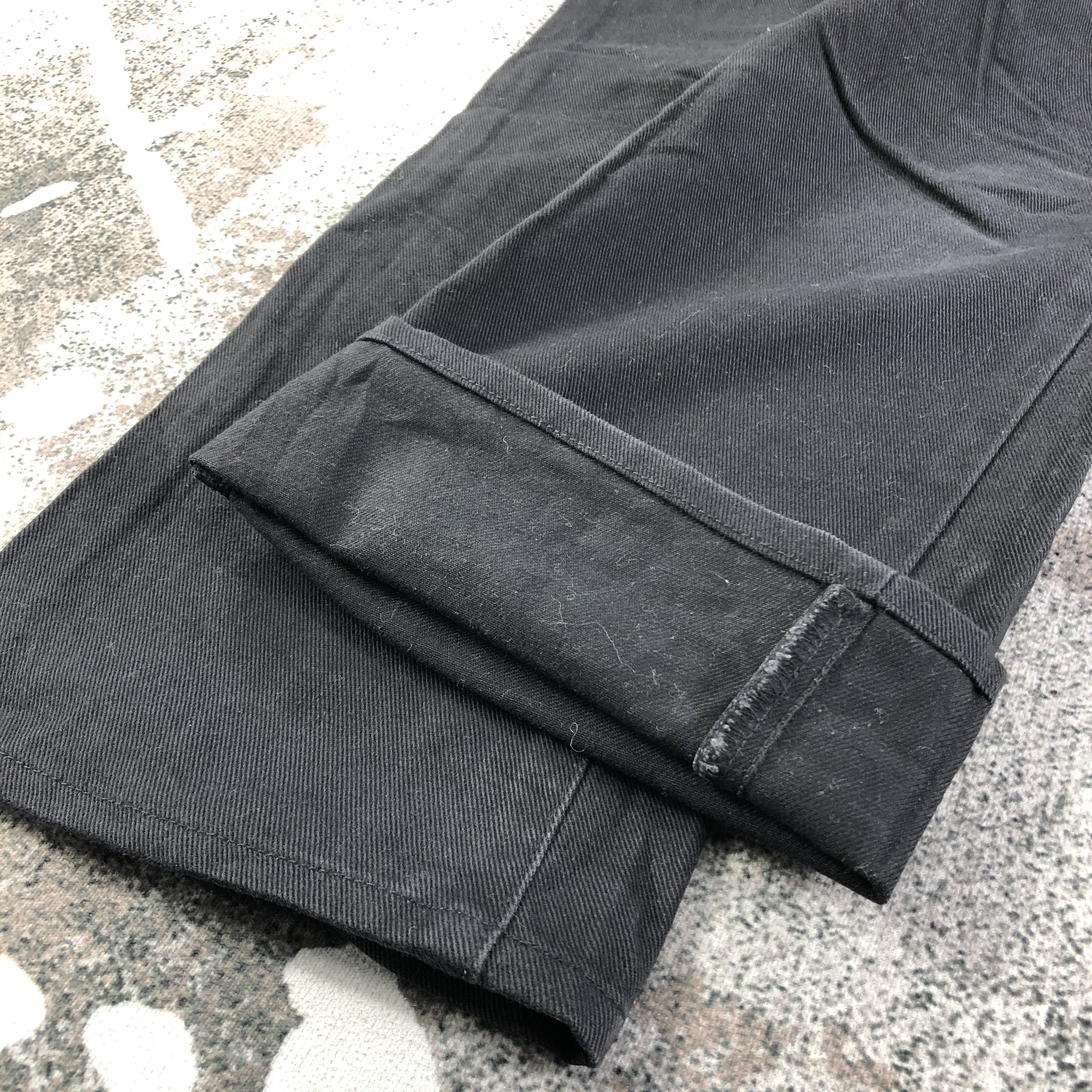 Lee Vintage Lee Riders Jeans High Waist Black Denim KJ1731 Size 25" / US 0 / IT 36 - 6 Thumbnail