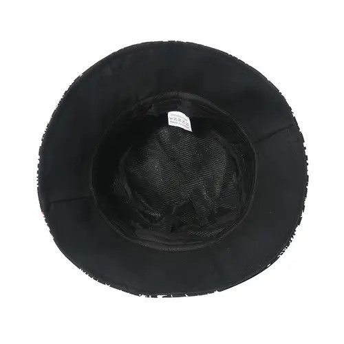 Japanese Brand "WHAT" Printing Letter bucket hat Size ONE SIZE - 4 Thumbnail