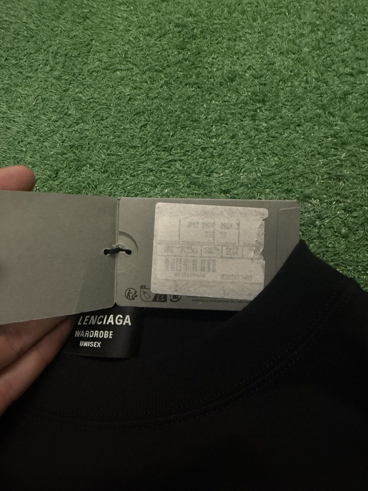 Balenciaga Black balenciaga copyright logo tee Size US XL / EU 56 / 4 - 4 Thumbnail