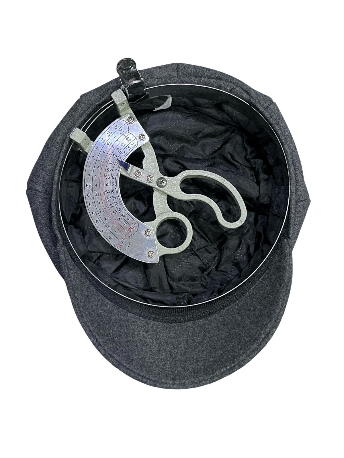 Japanese Brand FYE🔥Vintage Japanese Cat Ear Newsboy Cap Gray Punk Grunge Size ONE SIZE - 5 Thumbnail
