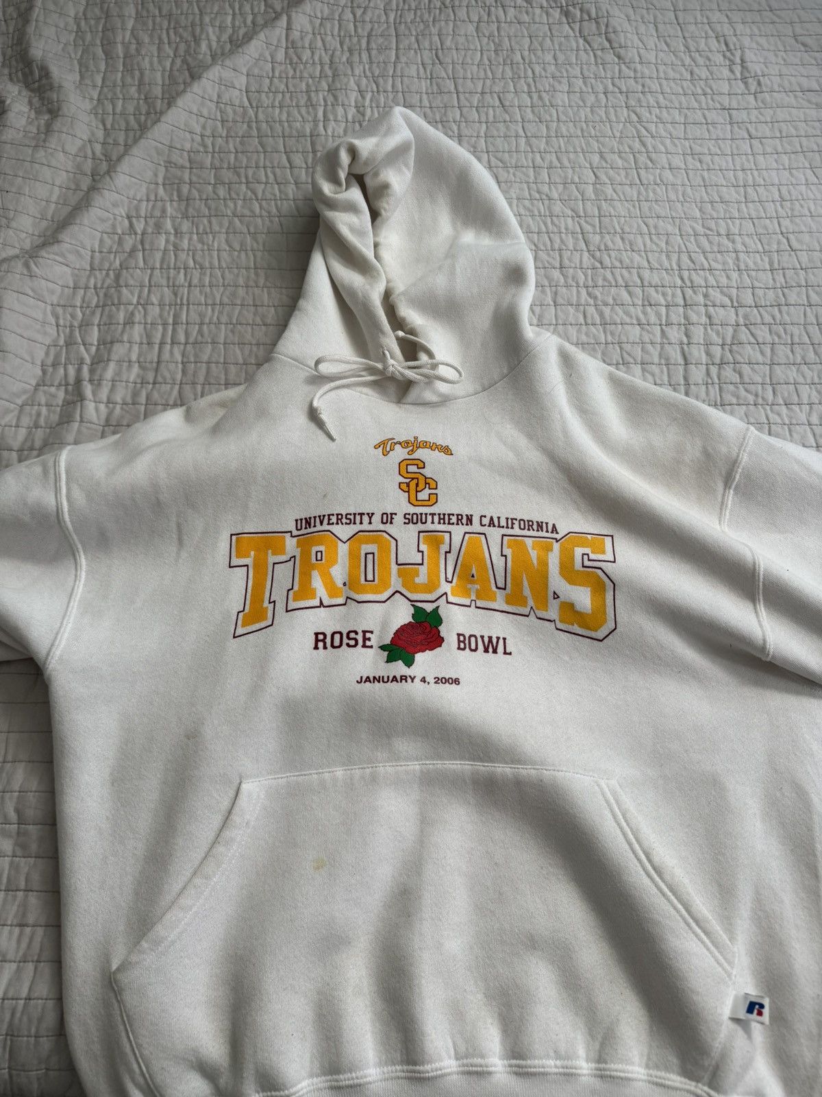 Russell Athletic Rare USC Russel athletic hoodie Size US L / EU 52-54 / 3 - 1 Thumbnail
