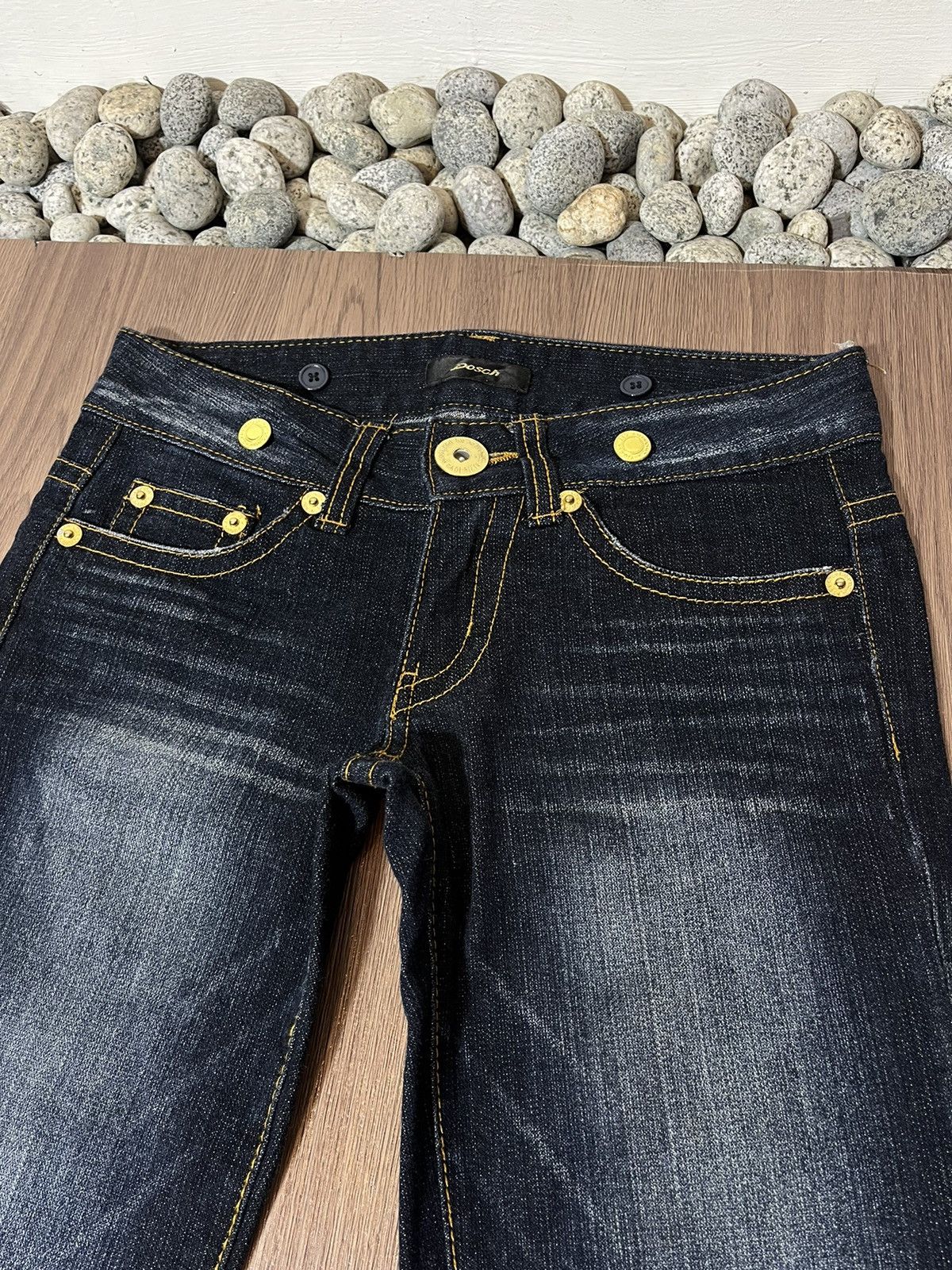 Designer × If Six Was Nine × Japanese Brand Dosch Japan low rise flare washed denim ifsixwasnine style Size US 29 - 7 Thumbnail