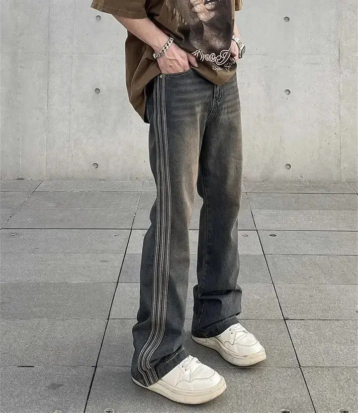 Japanese Brand Y2K Men Slim Flared Jeans Size US 32 / EU 48 - 3 Thumbnail