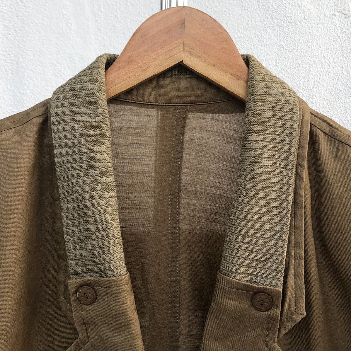 Balenciaga Vintage 90s Balenciaga Sport Linen Double Breasted Jacket Size US M / EU 48-50 / 2 - 15 Thumbnail
