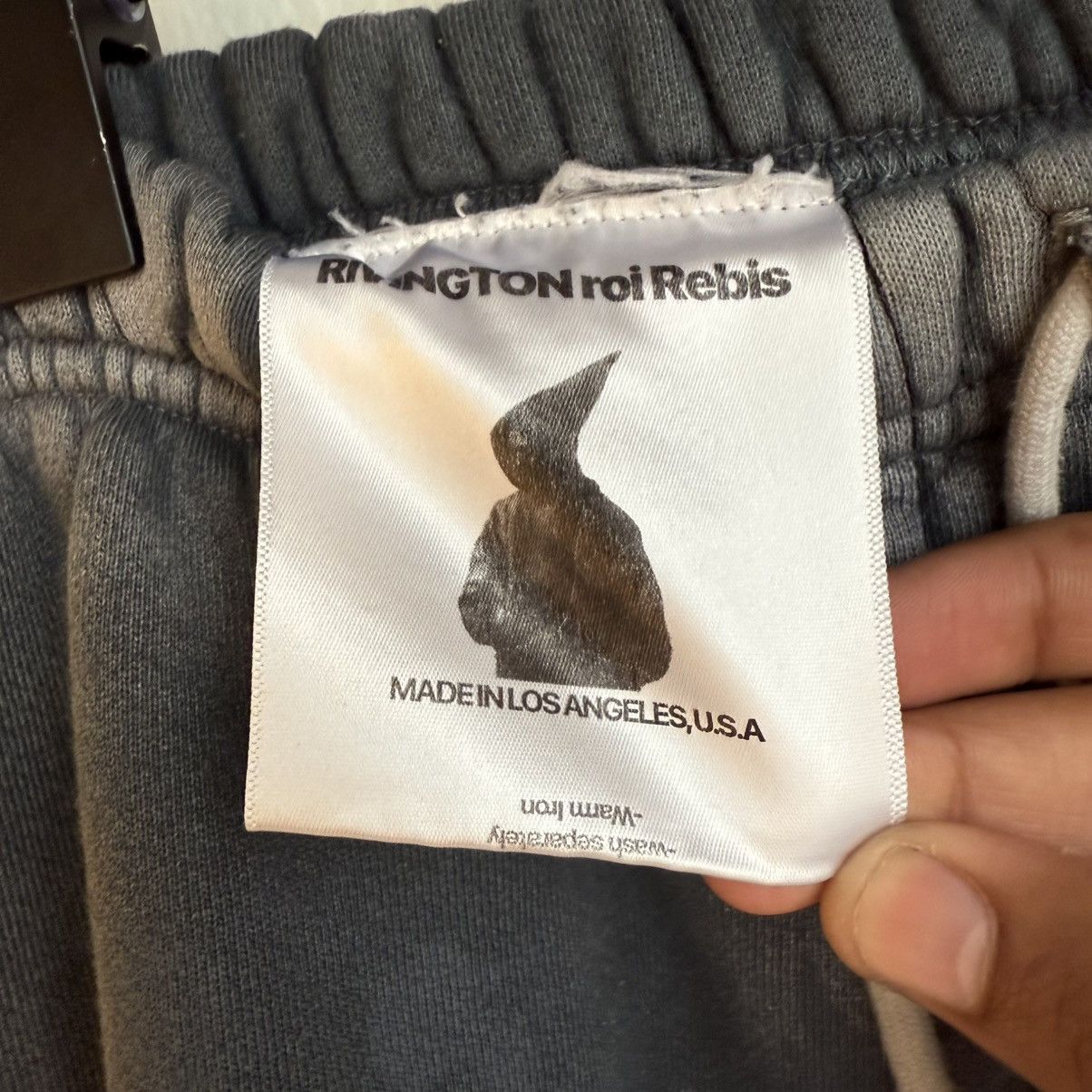 RRR-123 Rivington roi Rebis Grey Wash Shorts Size US 35 - 4 Thumbnail