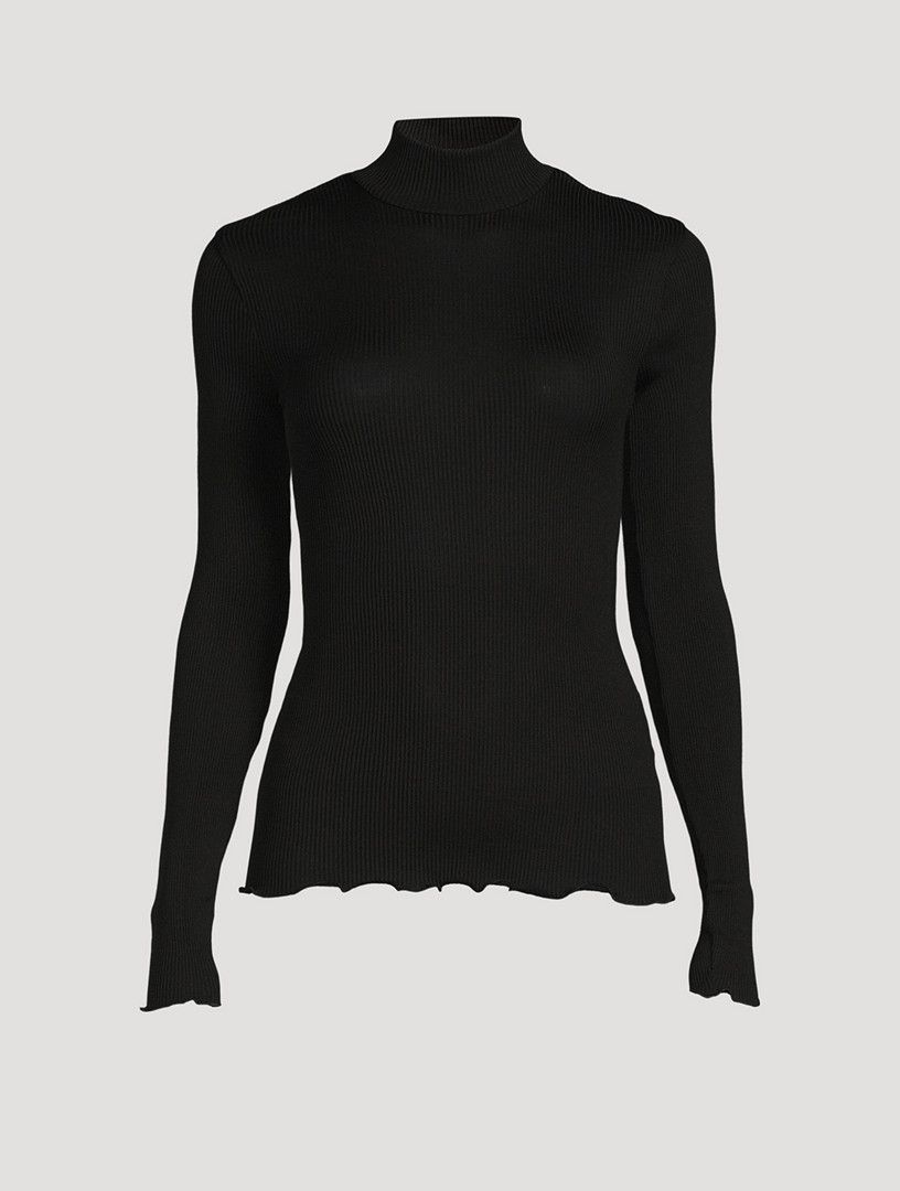 Givenchy o1y0925 Turtleneck Sweater in Black Size XS / US 0-2 / IT 36-38 - 1 Thumbnail