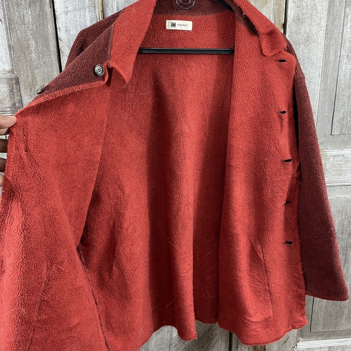 Issey Miyake × Vintage Im Product Issey Miyake Fleece Button Up Size US L / EU 52-54 / 3 - 10 Thumbnail