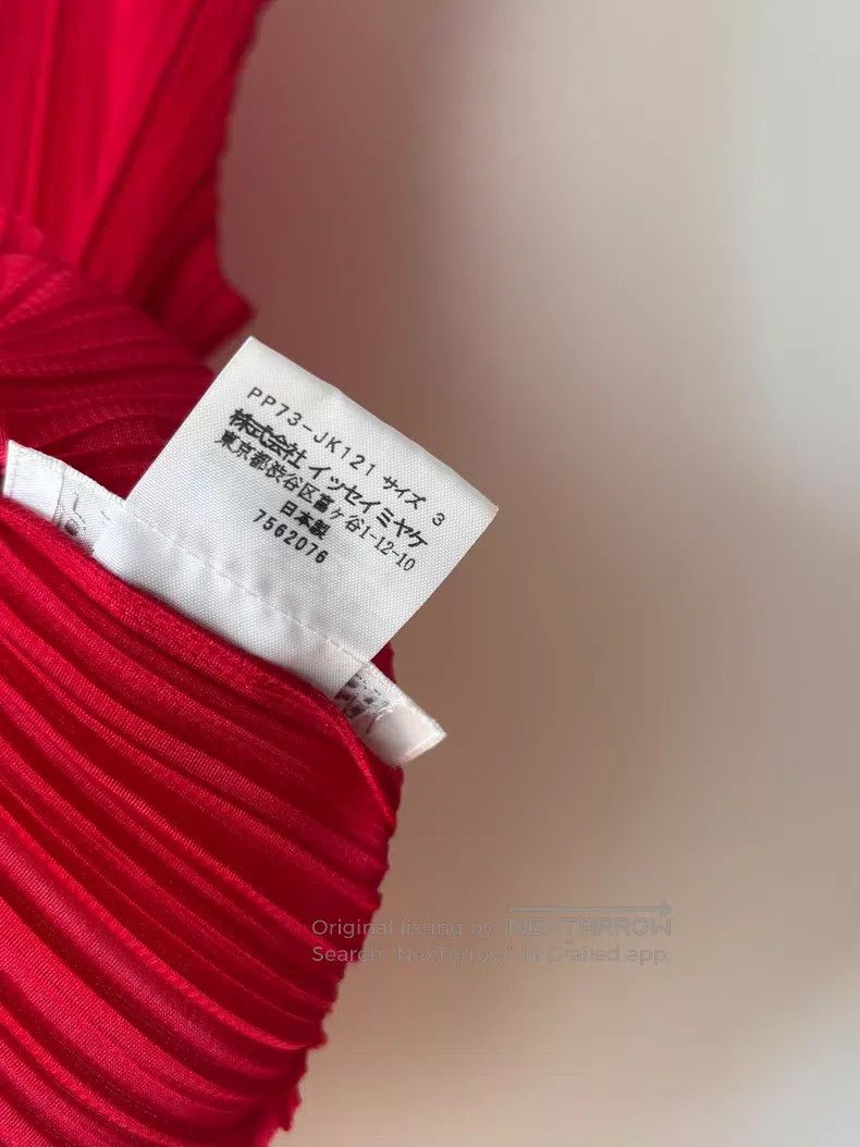 Issey Miyake Issey Miyake Red V-neck irregular vest Size L / US 10 / IT 46 - 5 Thumbnail