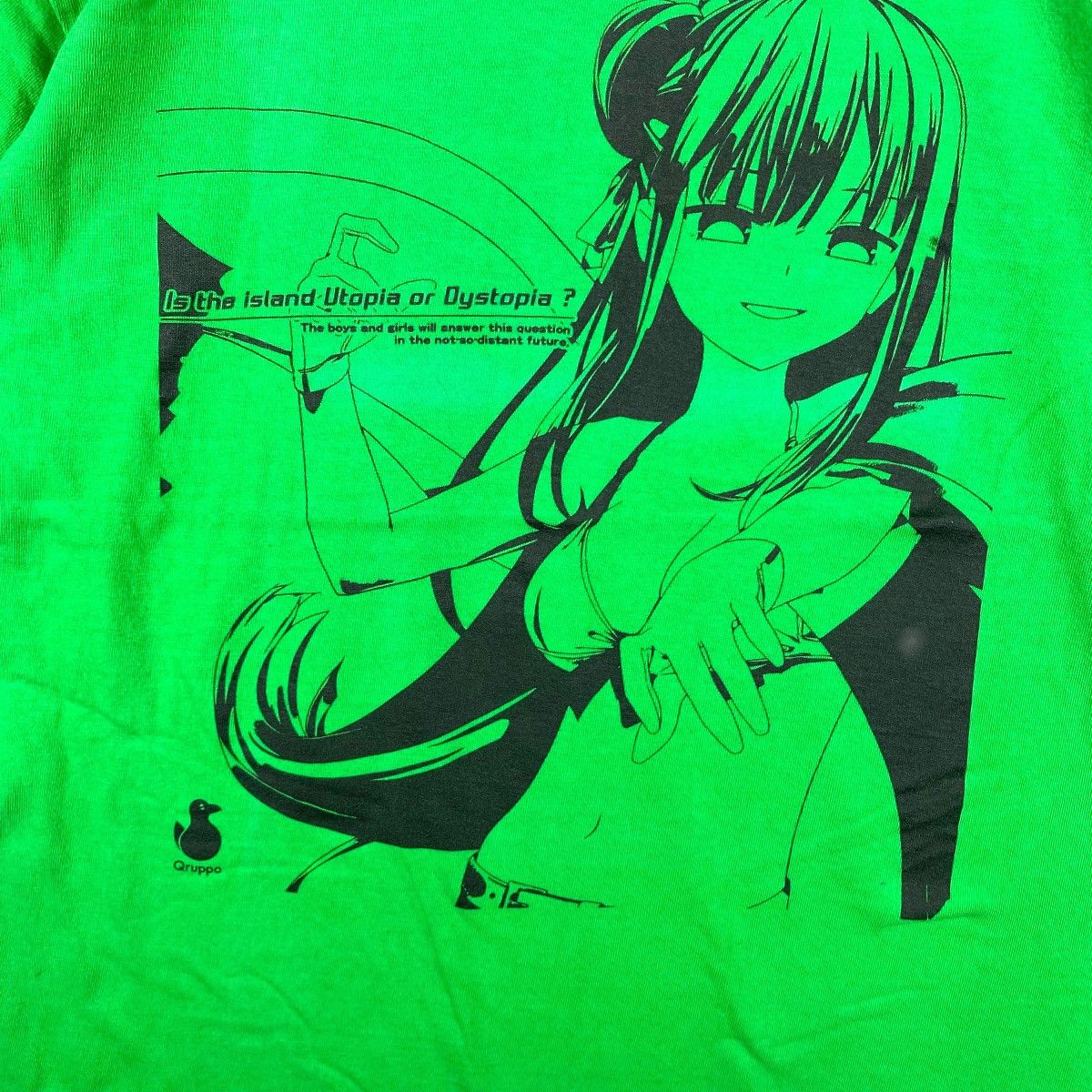 Anime × Japanese Brand Is The Island Utopia Or Oystopia? Qruppo Novel Anime Tee Size US L / EU 52-54 / 3 - 2 Thumbnail